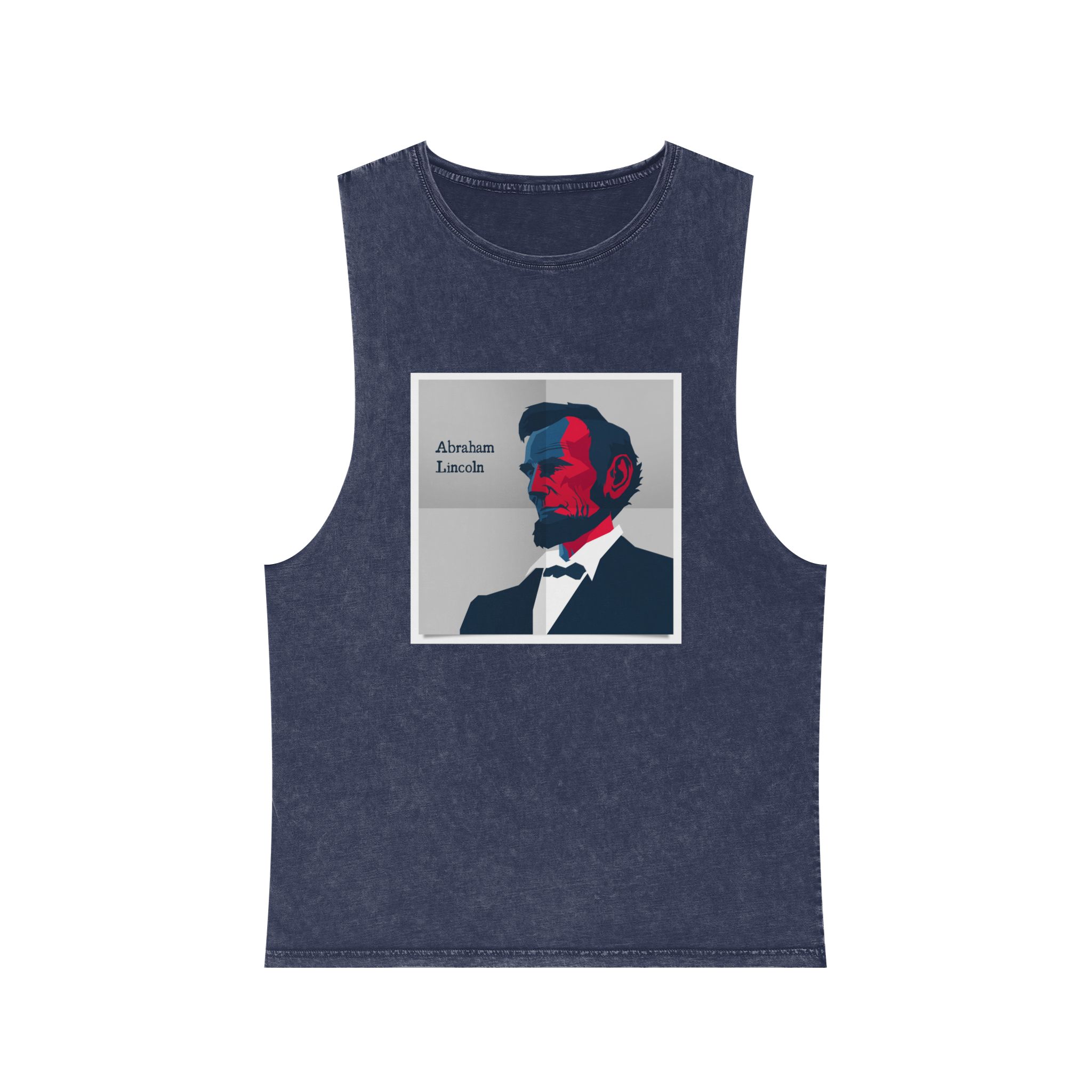 Historical Design 235DEF Unisex Stonewash Tank Top - Image 13