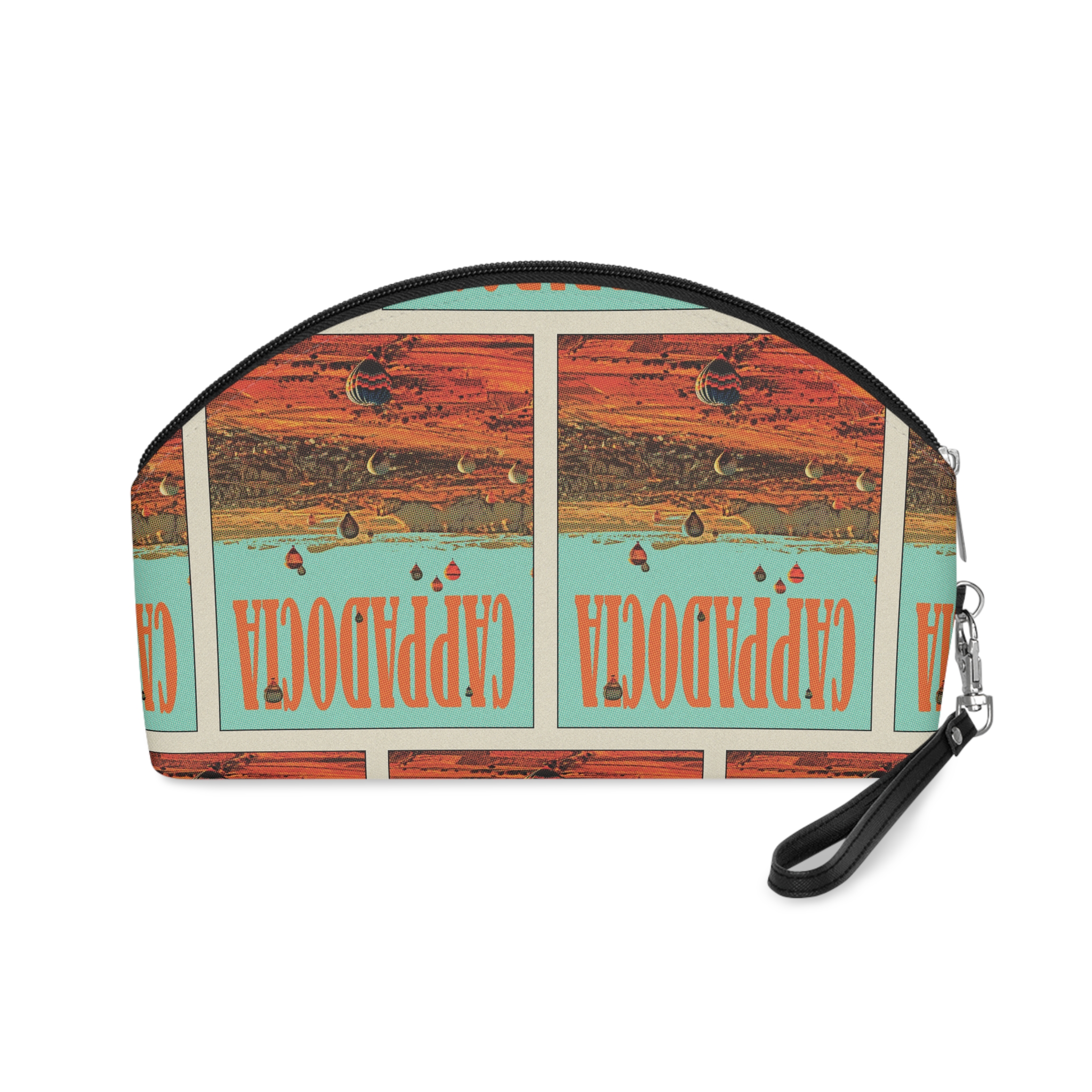 Cappadocia Retro Travel Poster Makeup Bag - Image 2