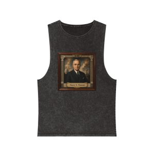Harry S Truman Unisex Stonewash Tank Top