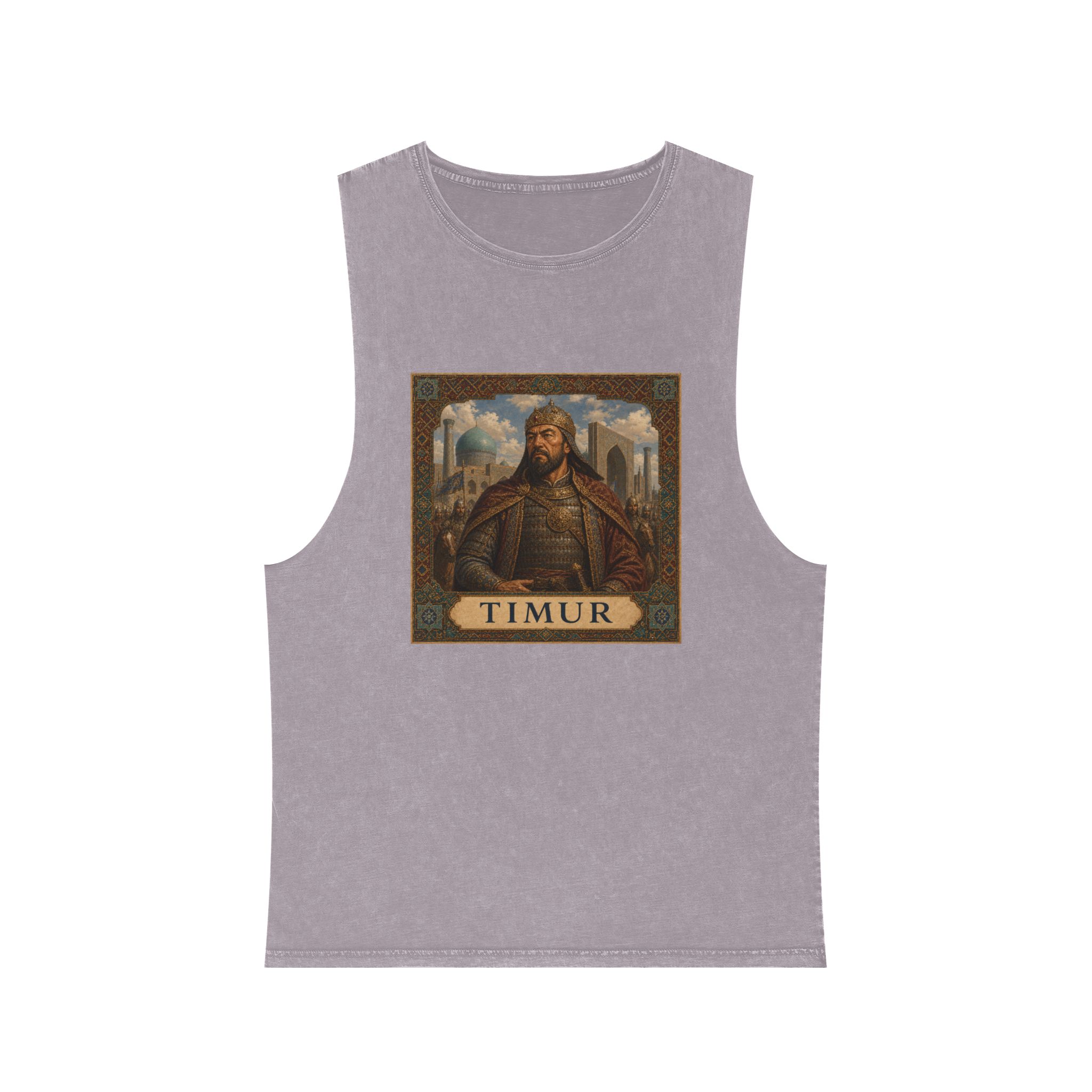Timur Unisex Stonewash Tank Top - Image 17