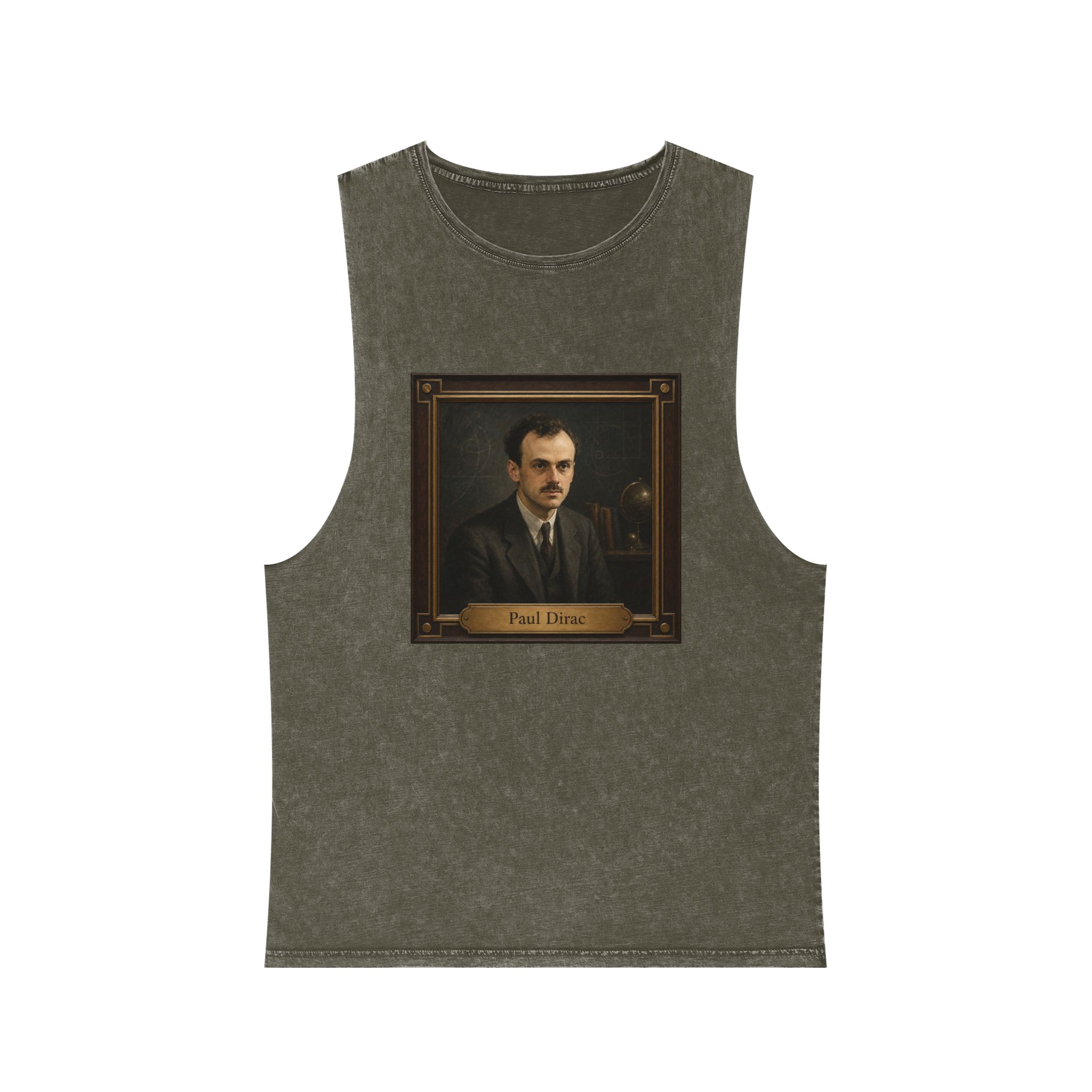 Paul Dirac Unisex Stonewash Tank Top - Image 5