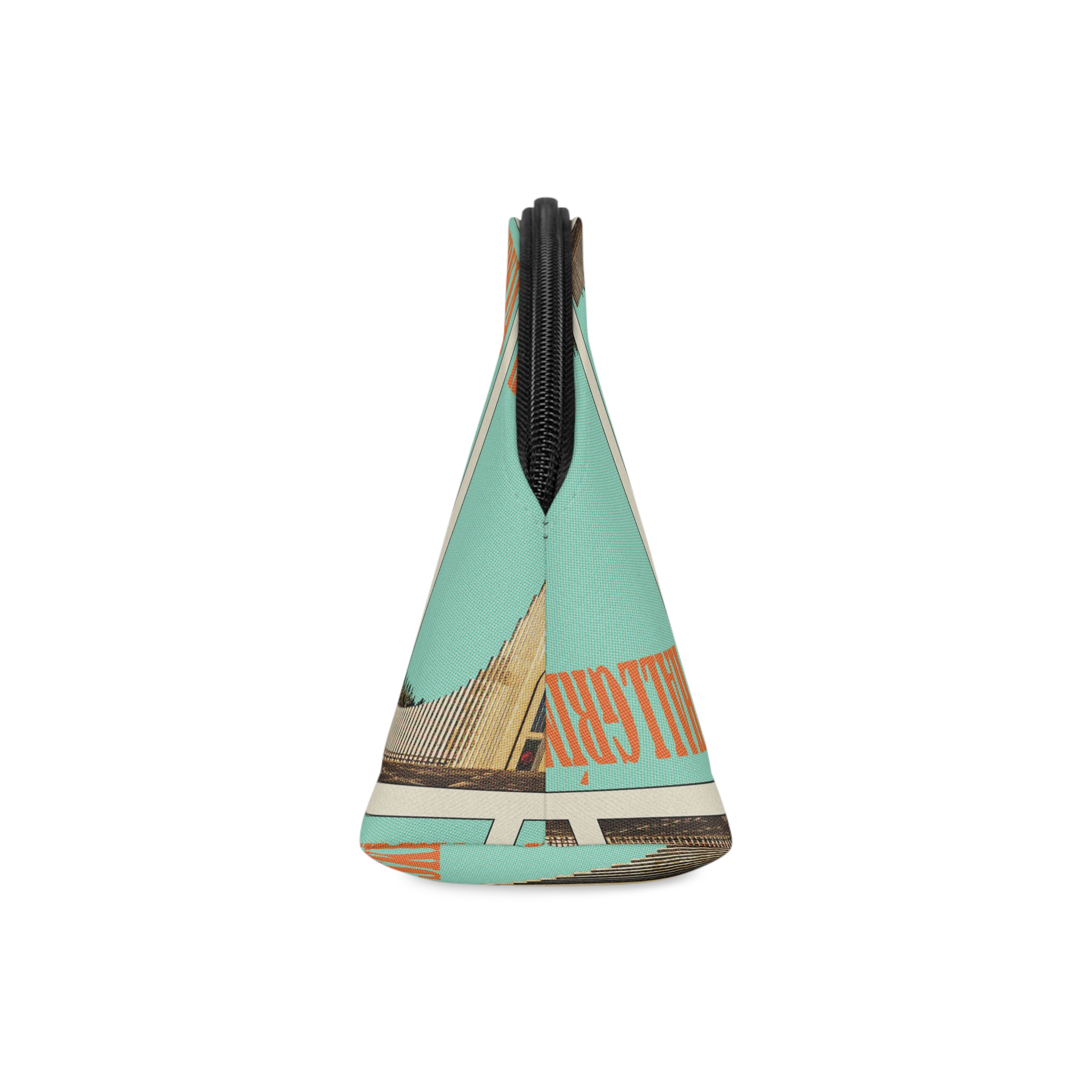 Hallgrimskirkja Retro Travel Poster Makeup Bag - Image 4