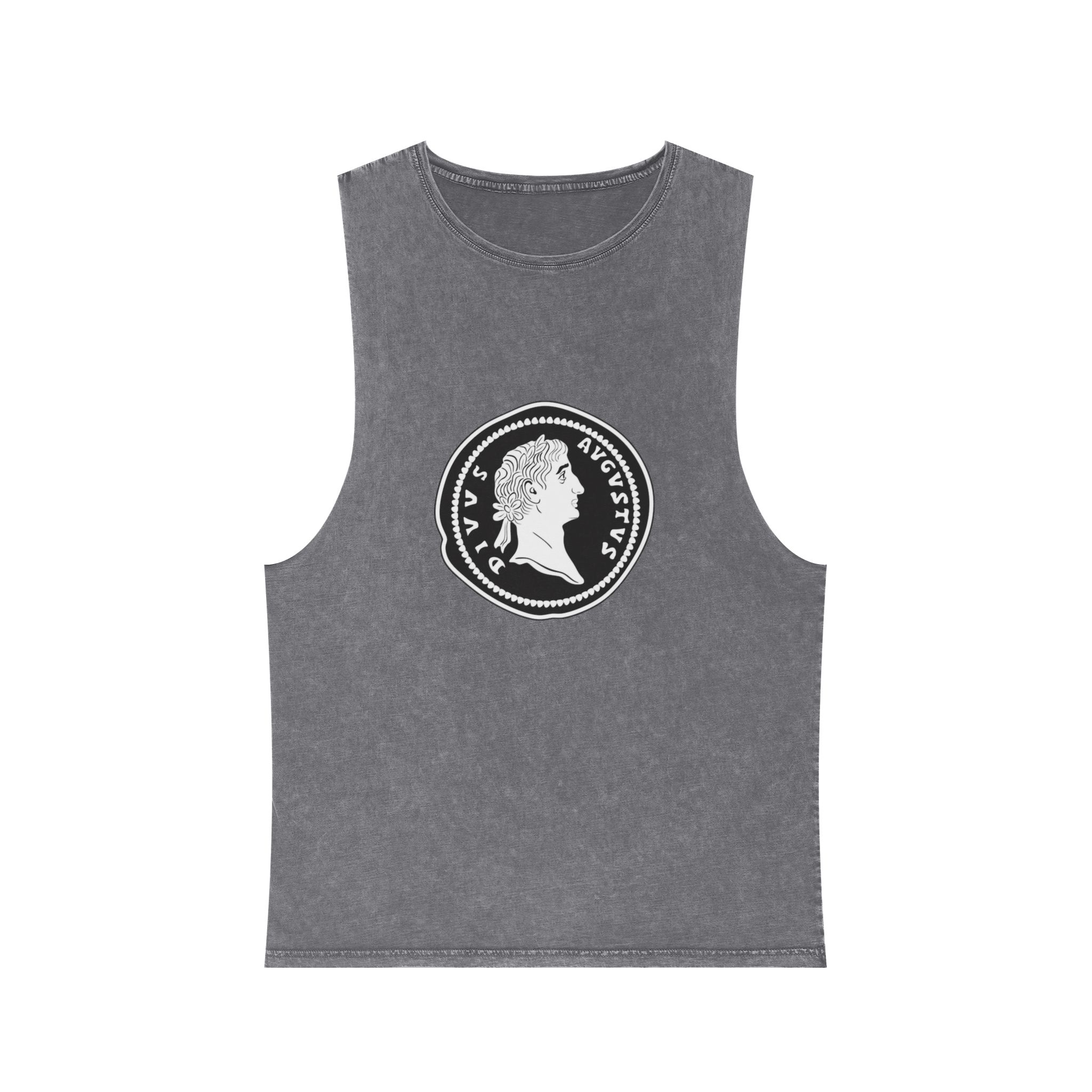 Historical Design E4E6D2 Unisex Stonewash Tank Top - Image 9