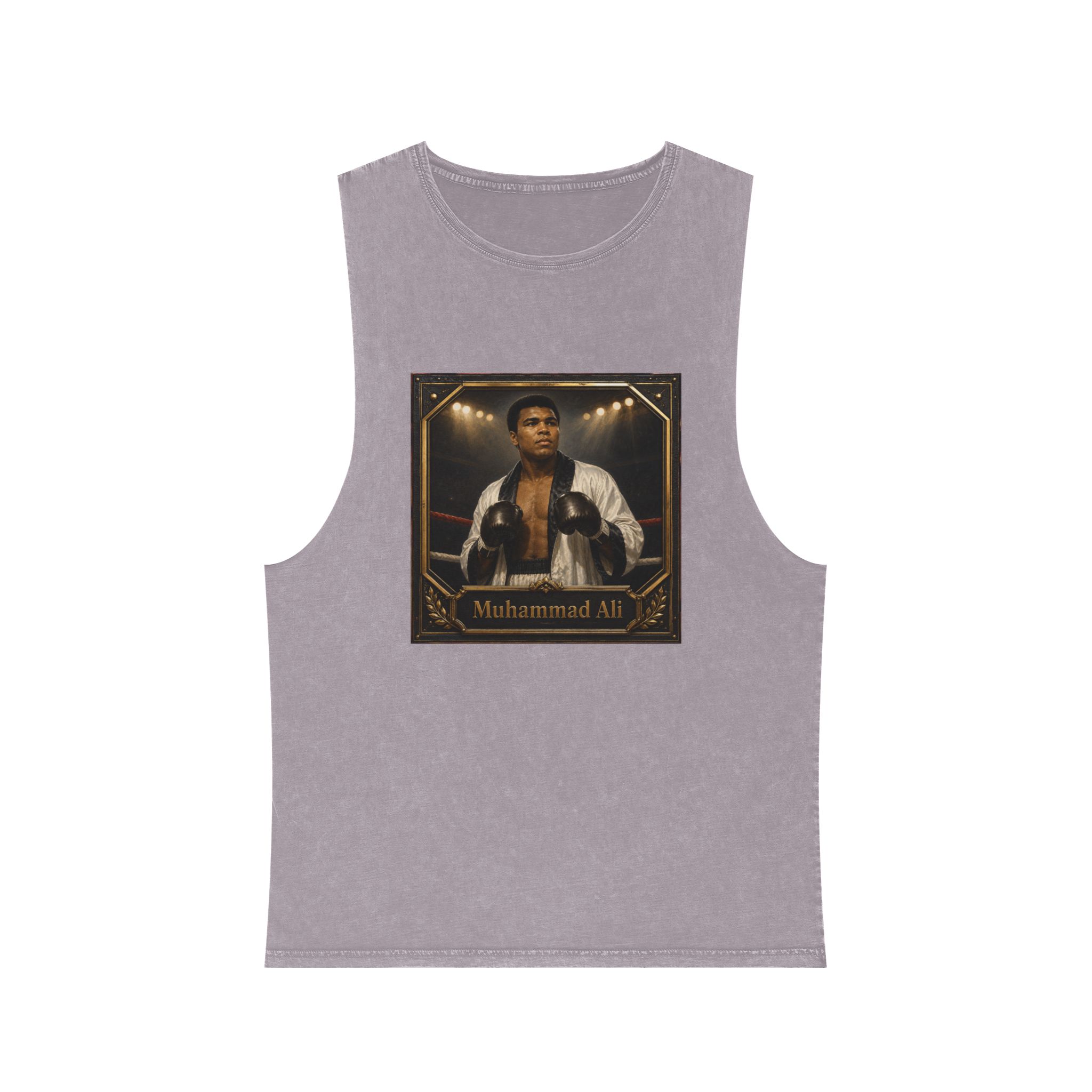 Muhammad Ali Unisex Stonewash Tank Top - Image 17