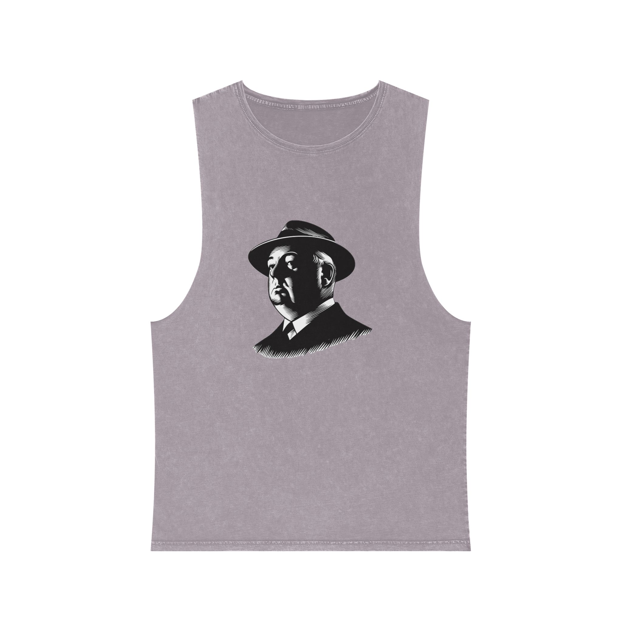 Fondo de “alfred Hitchcock Unisex Stonewash Tank Top - Image 17