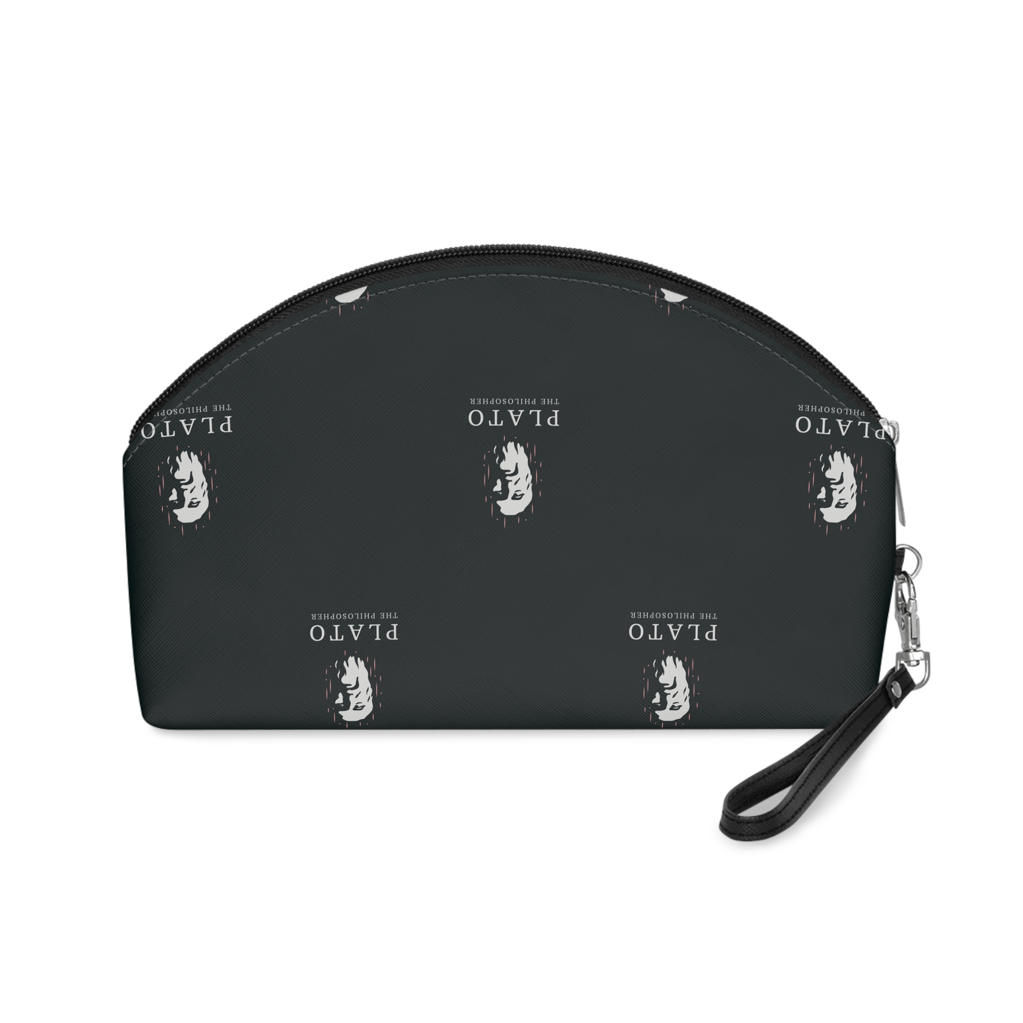 Ancient Greek Plato Philosopher Head Logo Icon Design Template Flat Vector Makeup Bag - Image 2
