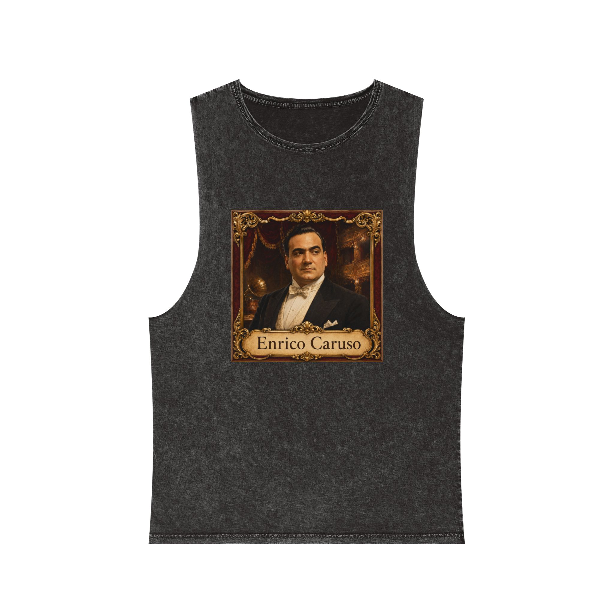 Enrico Caruso Unisex Stonewash Tank Top