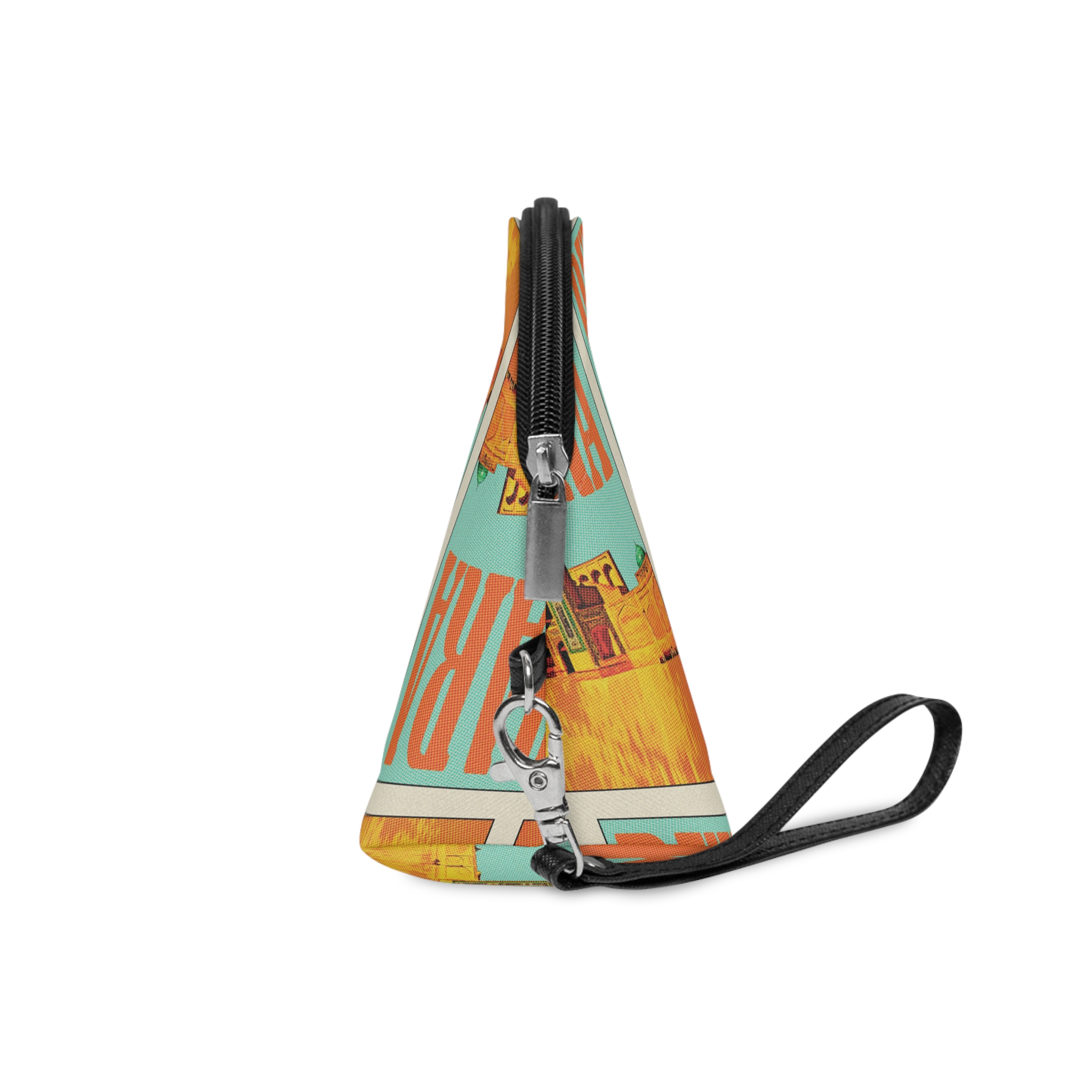 Bukhara Retro Travel Poster Makeup Bag - Image 3