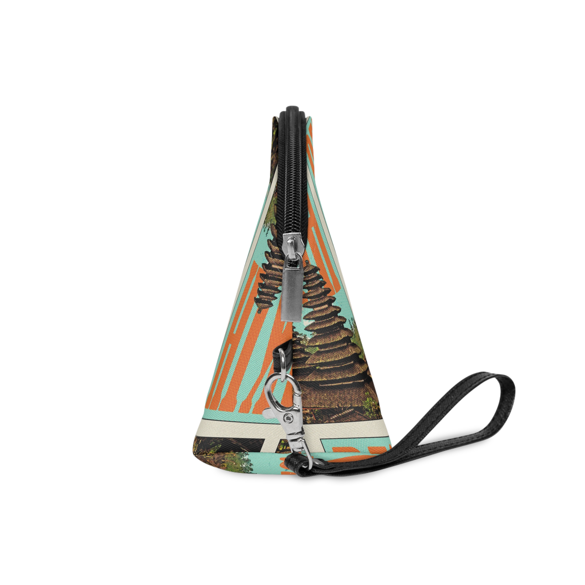 Besakih Retro Travel Poster Makeup Bag - Image 3