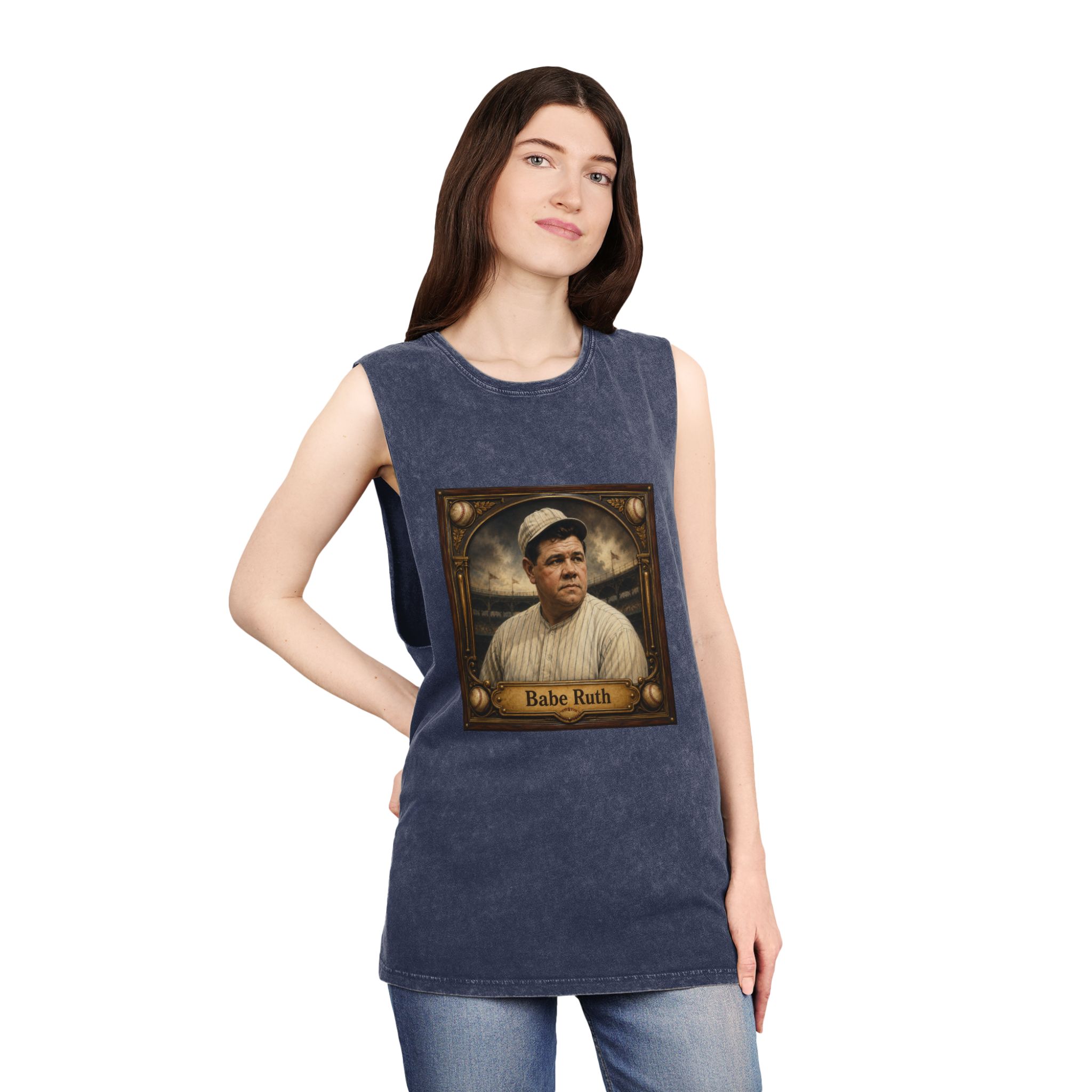 Babe Ruth Unisex Stonewash Tank Top - Image 16