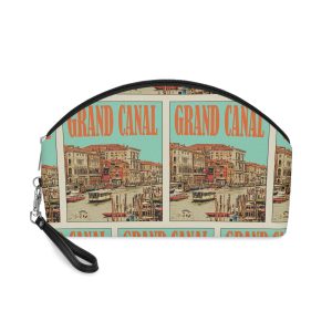 Grand Canal Retro Travel Poster Makeup Bag