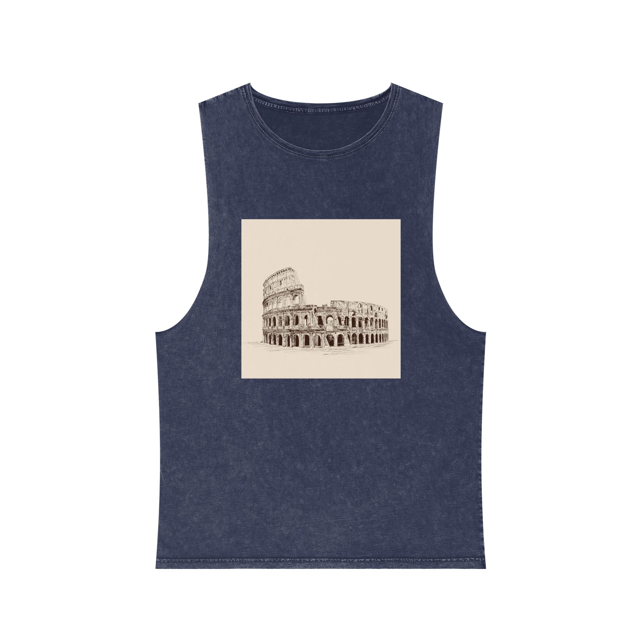 Historical Design BBE048 Unisex Stonewash Tank Top - Image 13
