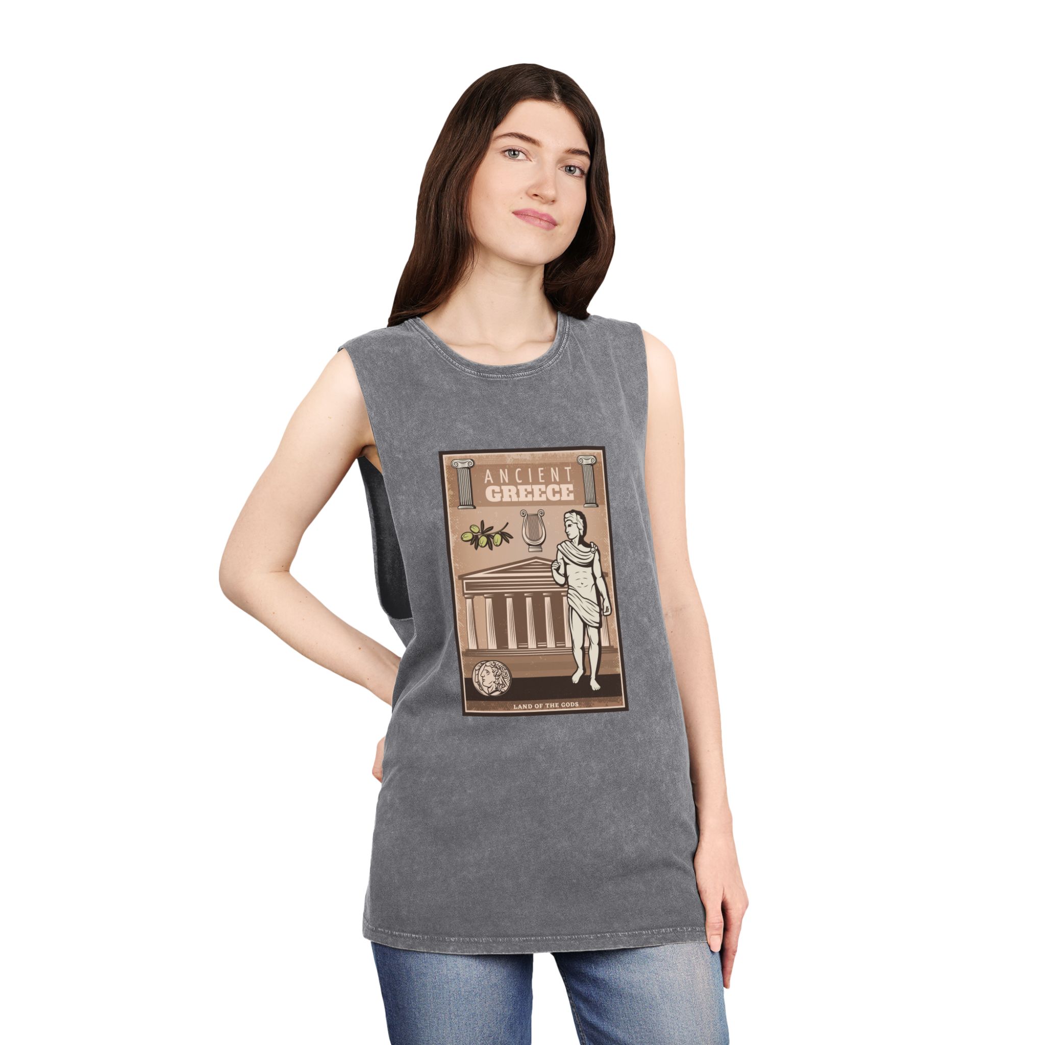 Historical Design 47B33B Unisex Stonewash Tank Top - Image 12