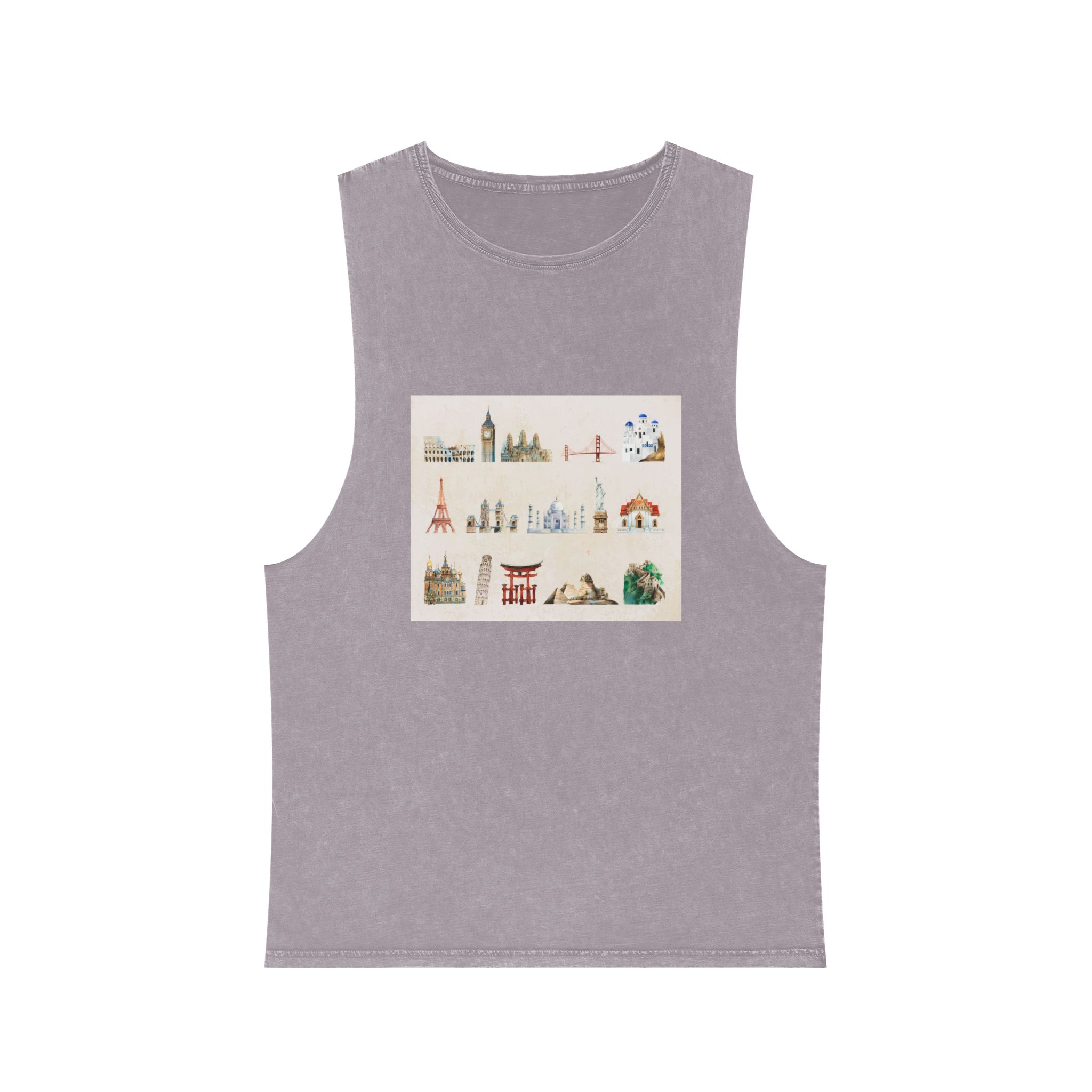 Historical Design 433673 Unisex Stonewash Tank Top - Image 17