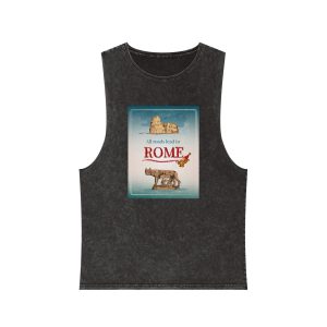 Historical Design E34B4F Unisex Stonewash Tank Top