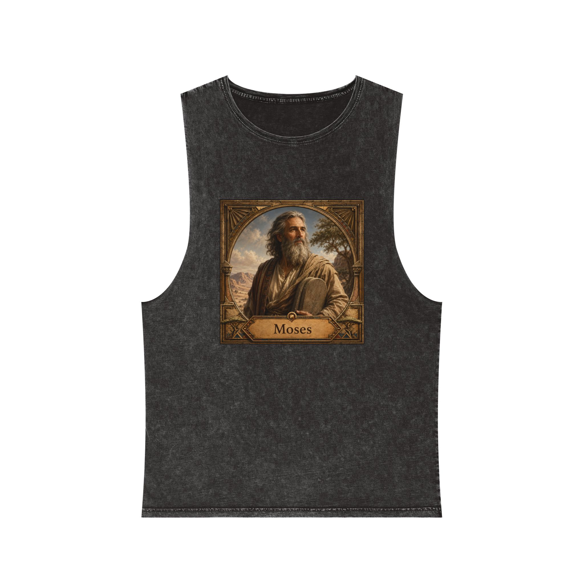 Moses Unisex Stonewash Tank Top