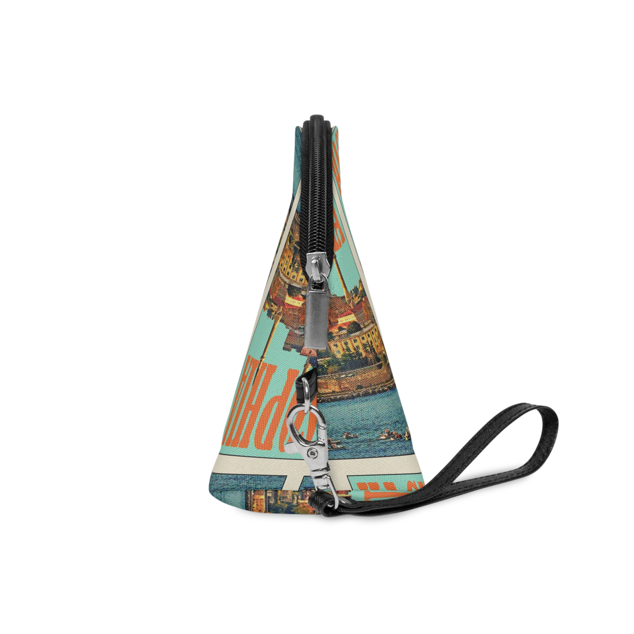 Hagia Sophia Retro Travel Poster Makeup Bag - Image 3