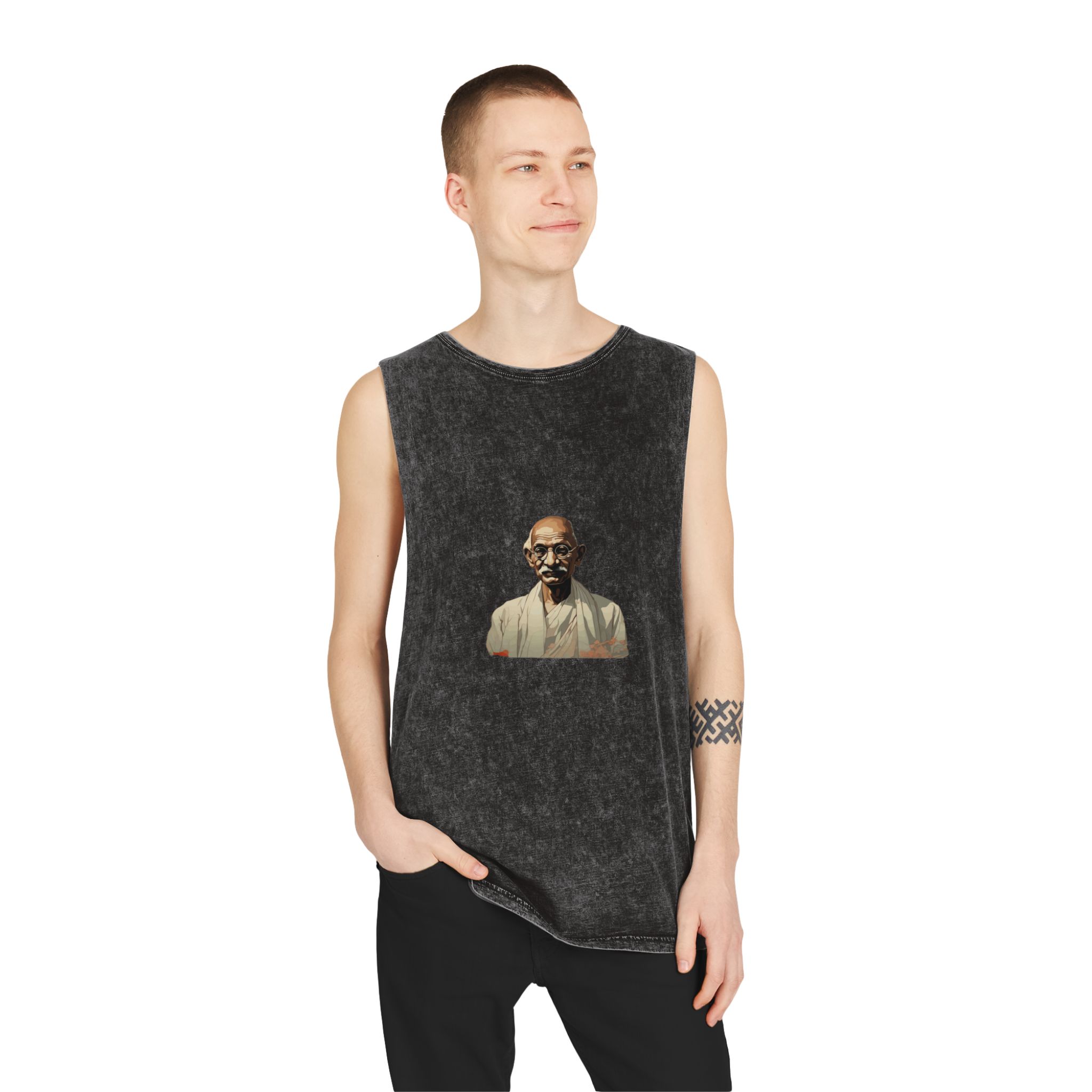 Aiimage23 1786 Unisex Stonewash Tank Top - Image 3
