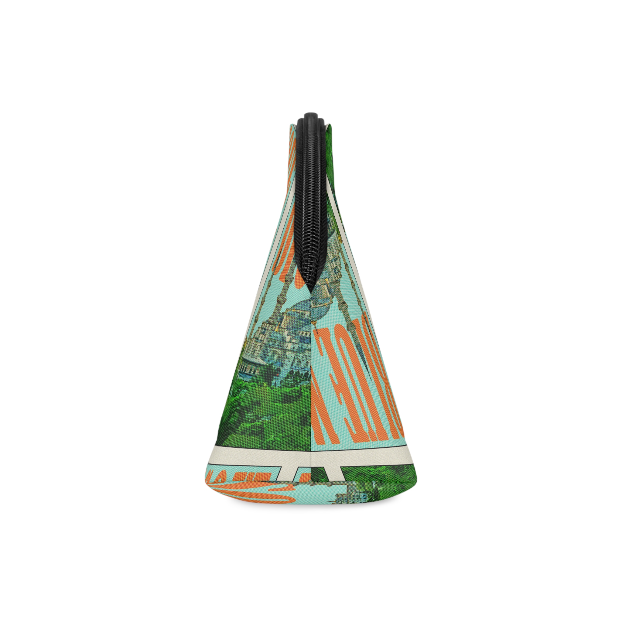 Blue Mosque Retro Travel Poster Makeup Bag - Image 4