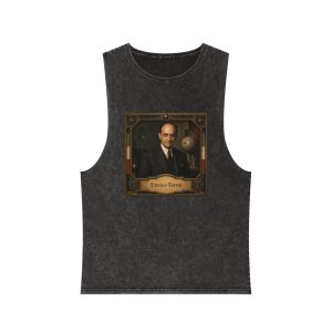 Enrico Fermi Unisex Stonewash Tank Top