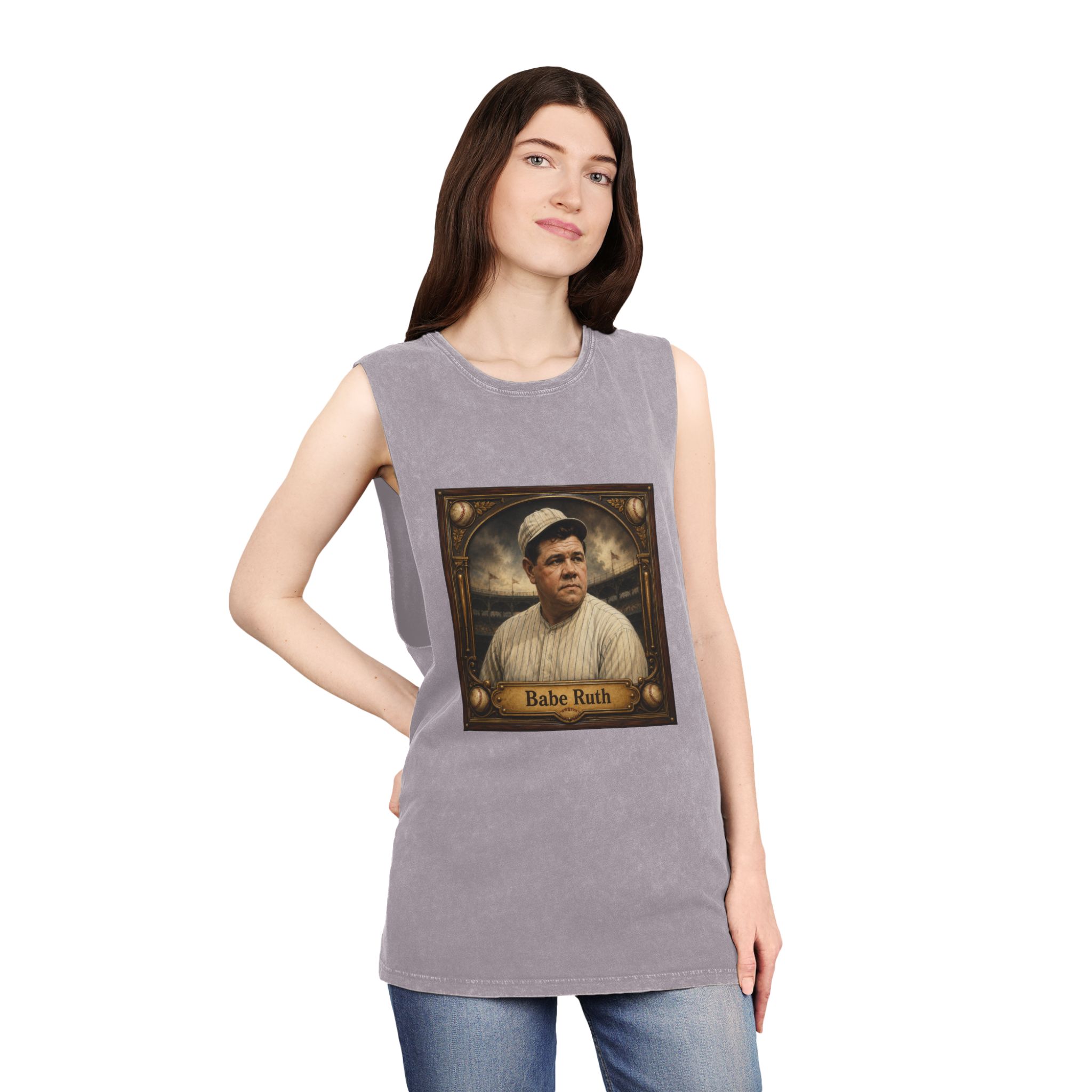 Babe Ruth Unisex Stonewash Tank Top - Image 20