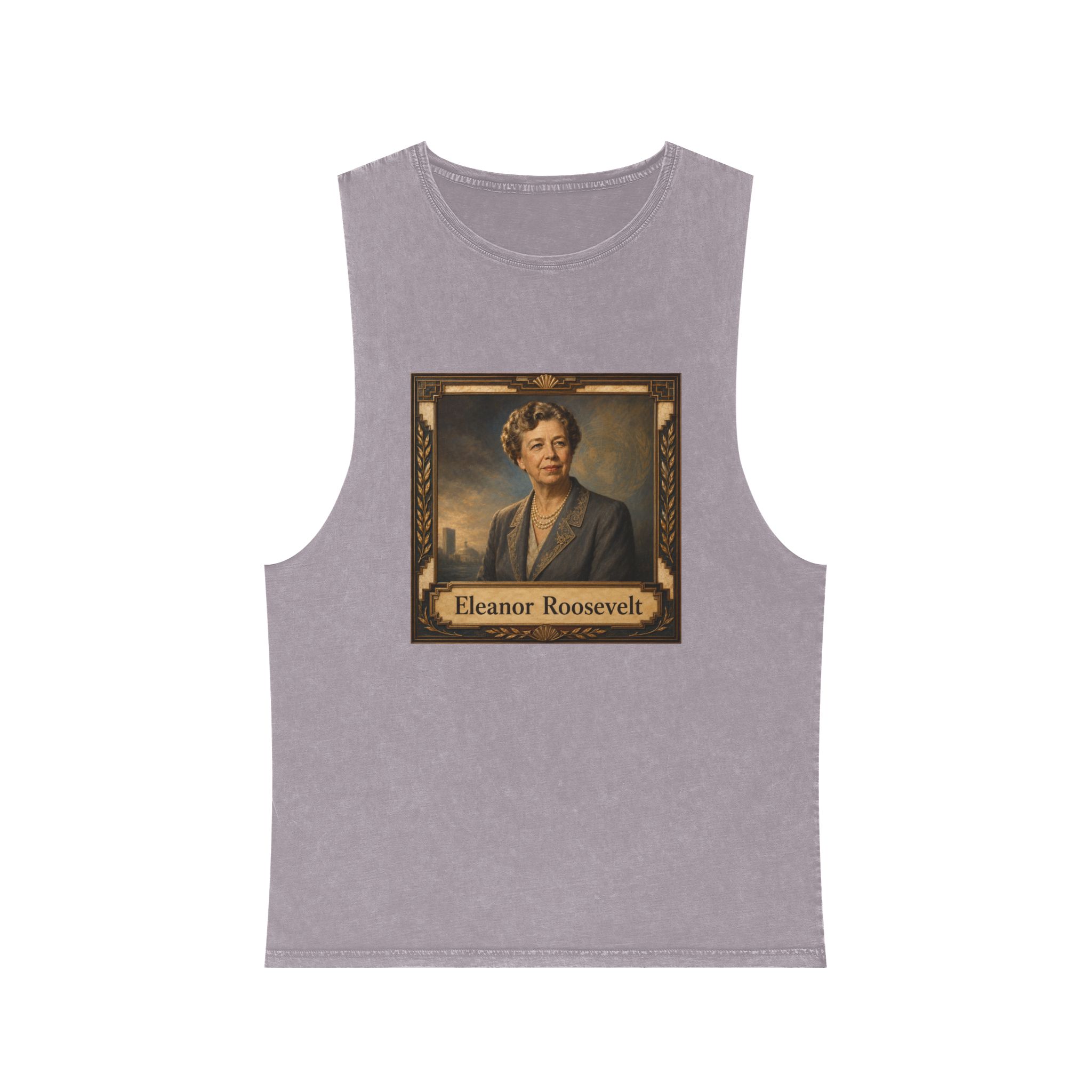 Eleanor Roosevelt Unisex Stonewash Tank Top - Image 17