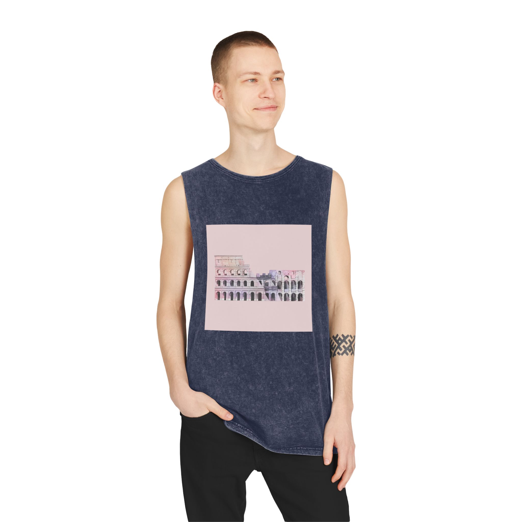 Historical Design 433677 Unisex Stonewash Tank Top - Image 15