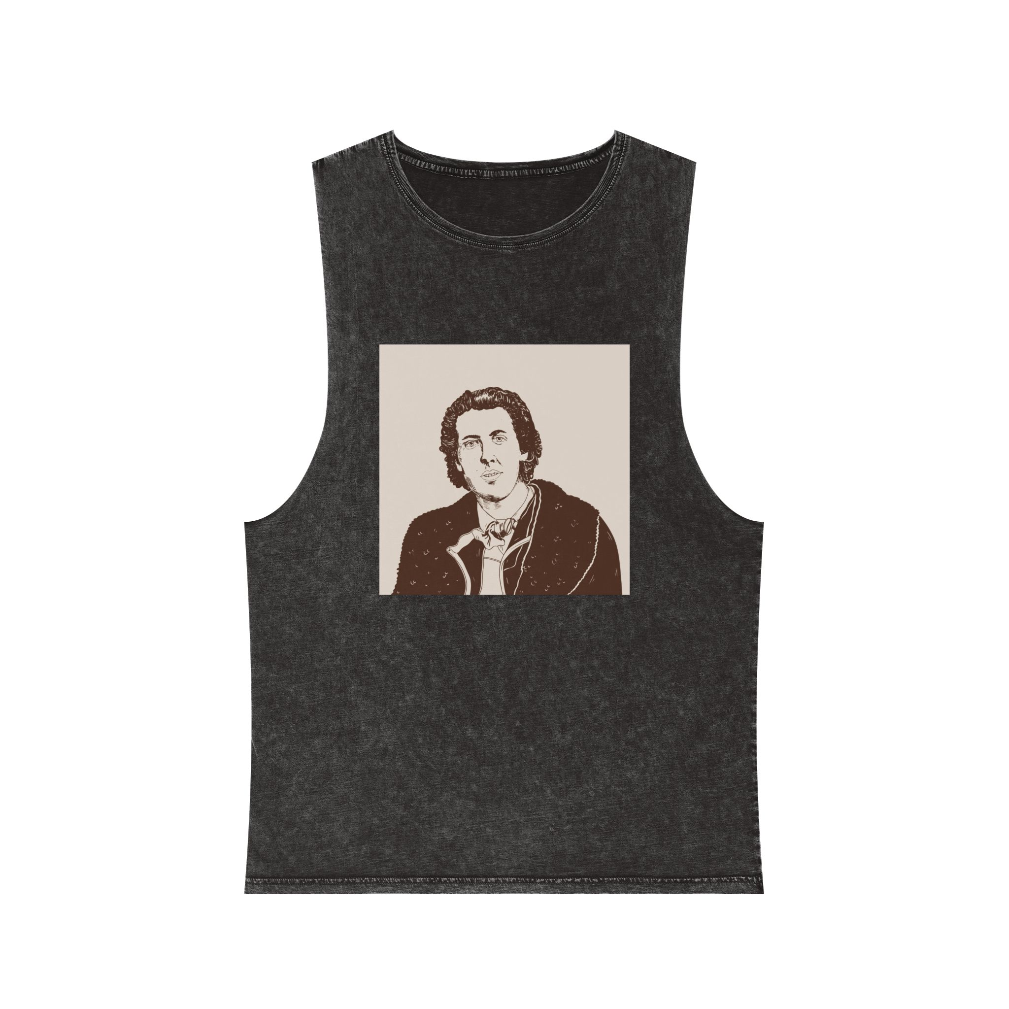 Historical Design 3EDFE4 Unisex Stonewash Tank Top