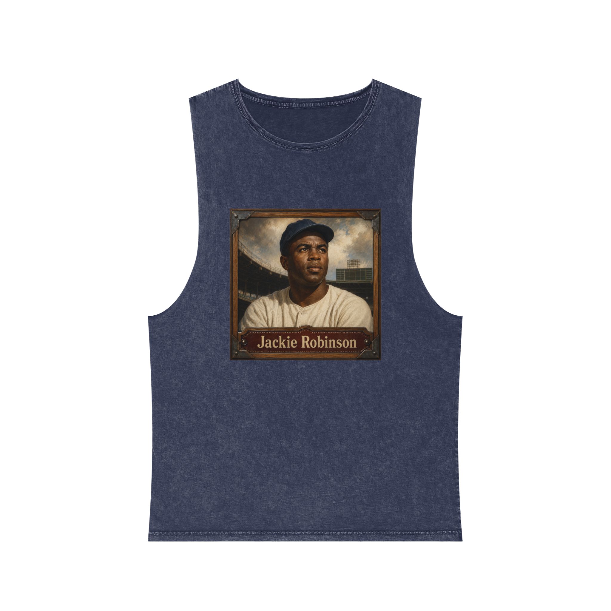 Jackie Robinson Unisex Stonewash Tank Top - Image 13