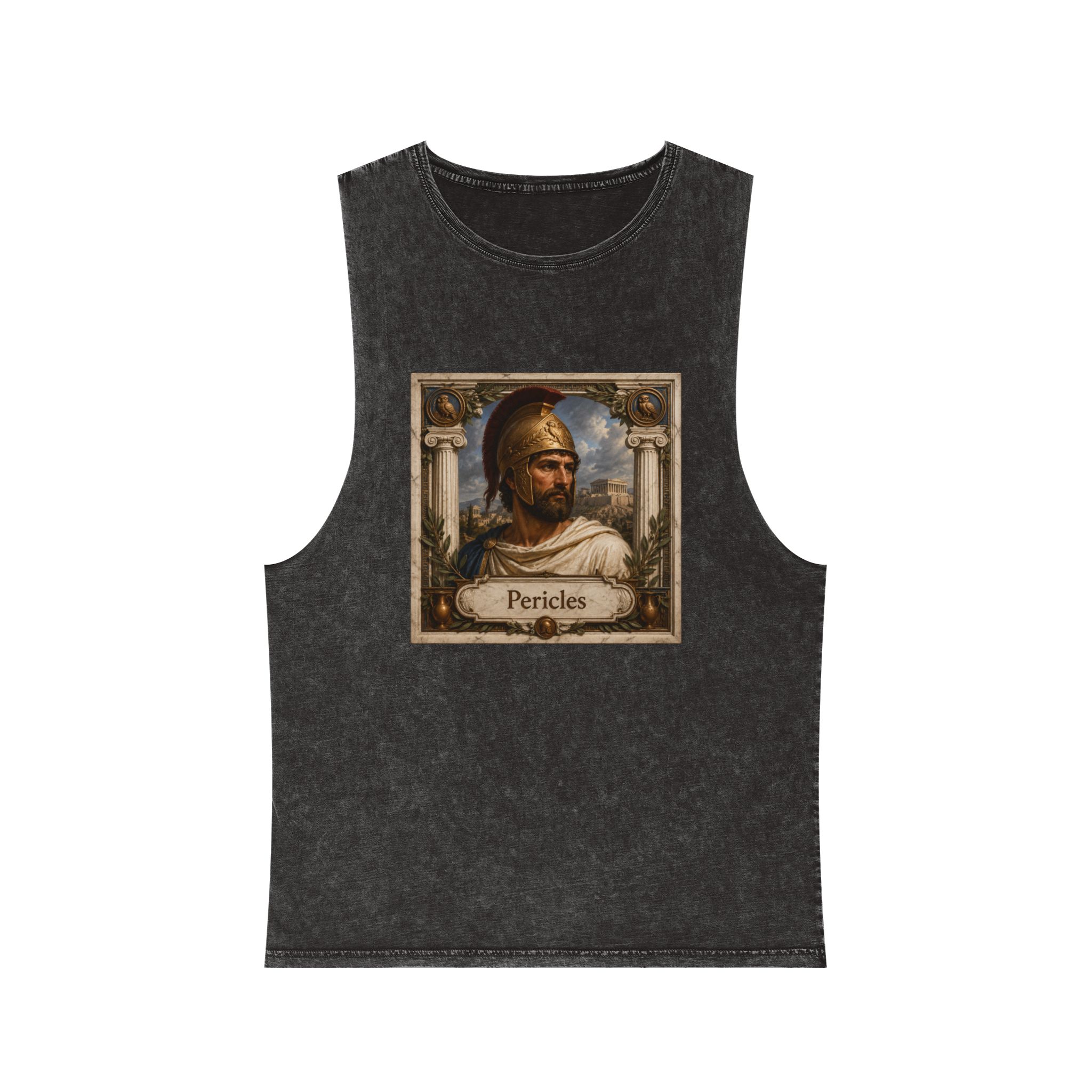 Pericles Unisex Stonewash Tank Top