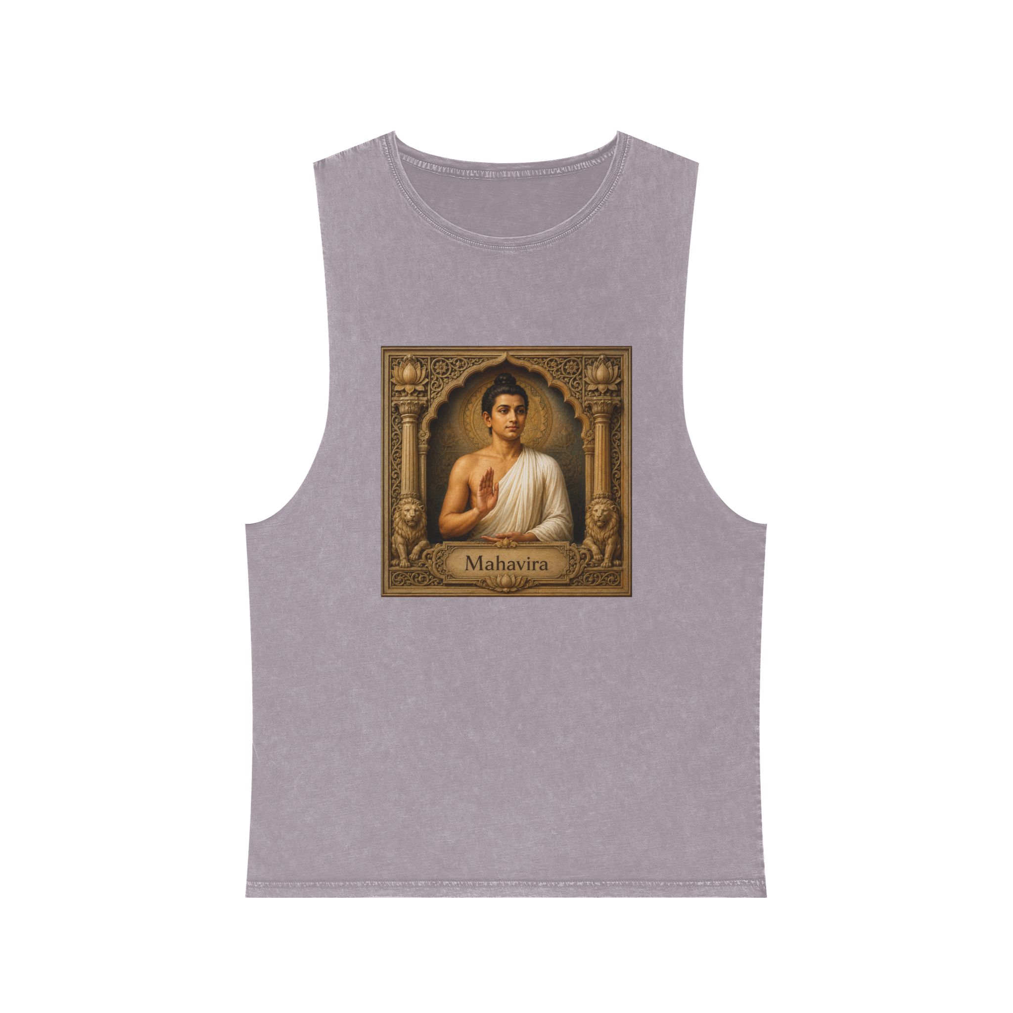 Mahavira Unisex Stonewash Tank Top - Image 17