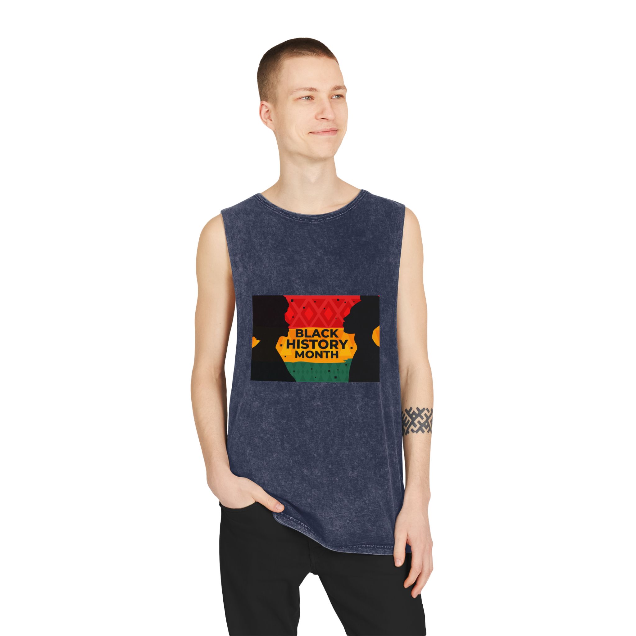 Historical Design 4337E1 Unisex Stonewash Tank Top - Image 15