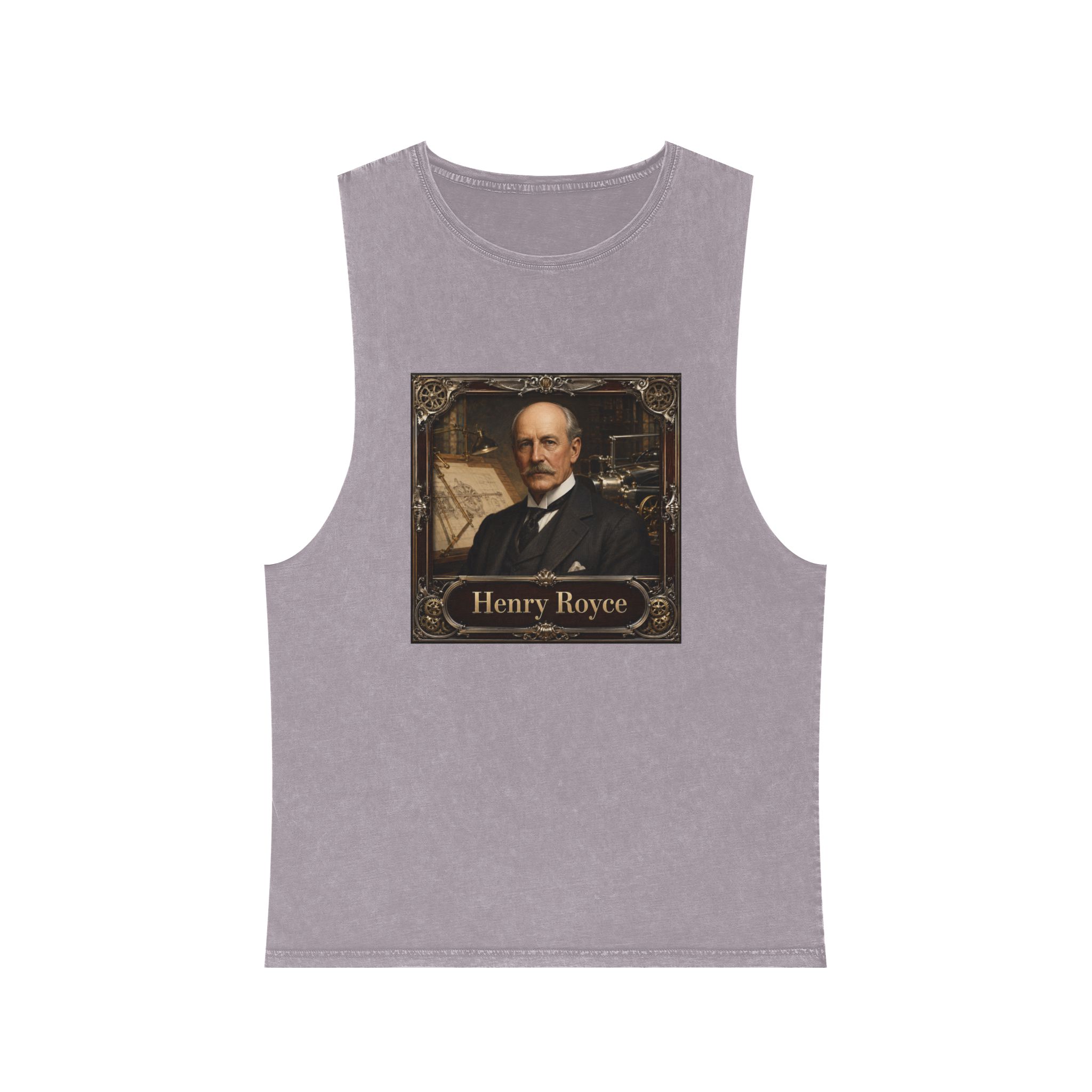 Henry Royce Unisex Stonewash Tank Top - Image 17