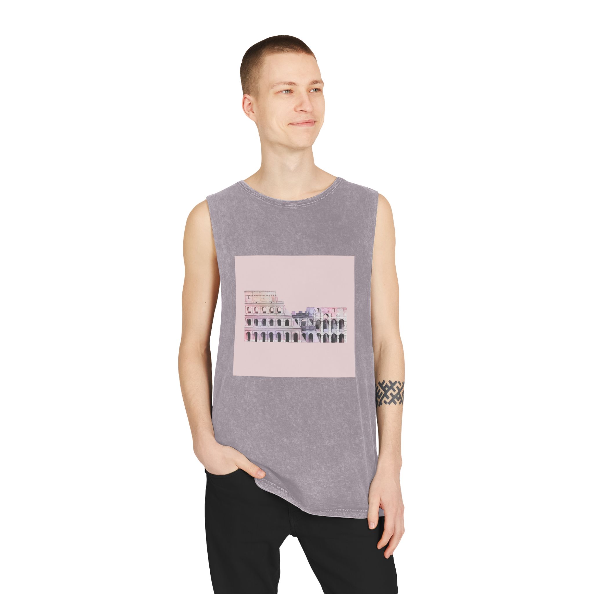 Historical Design 433677 Unisex Stonewash Tank Top - Image 19