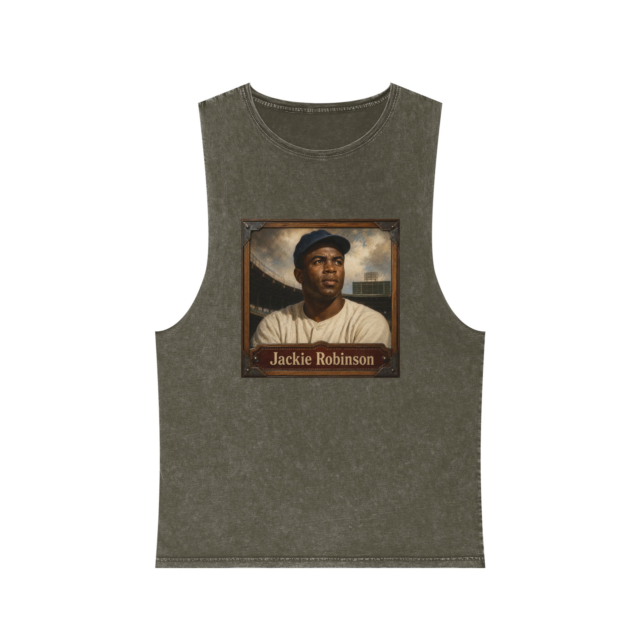 Jackie Robinson Unisex Stonewash Tank Top - Image 5