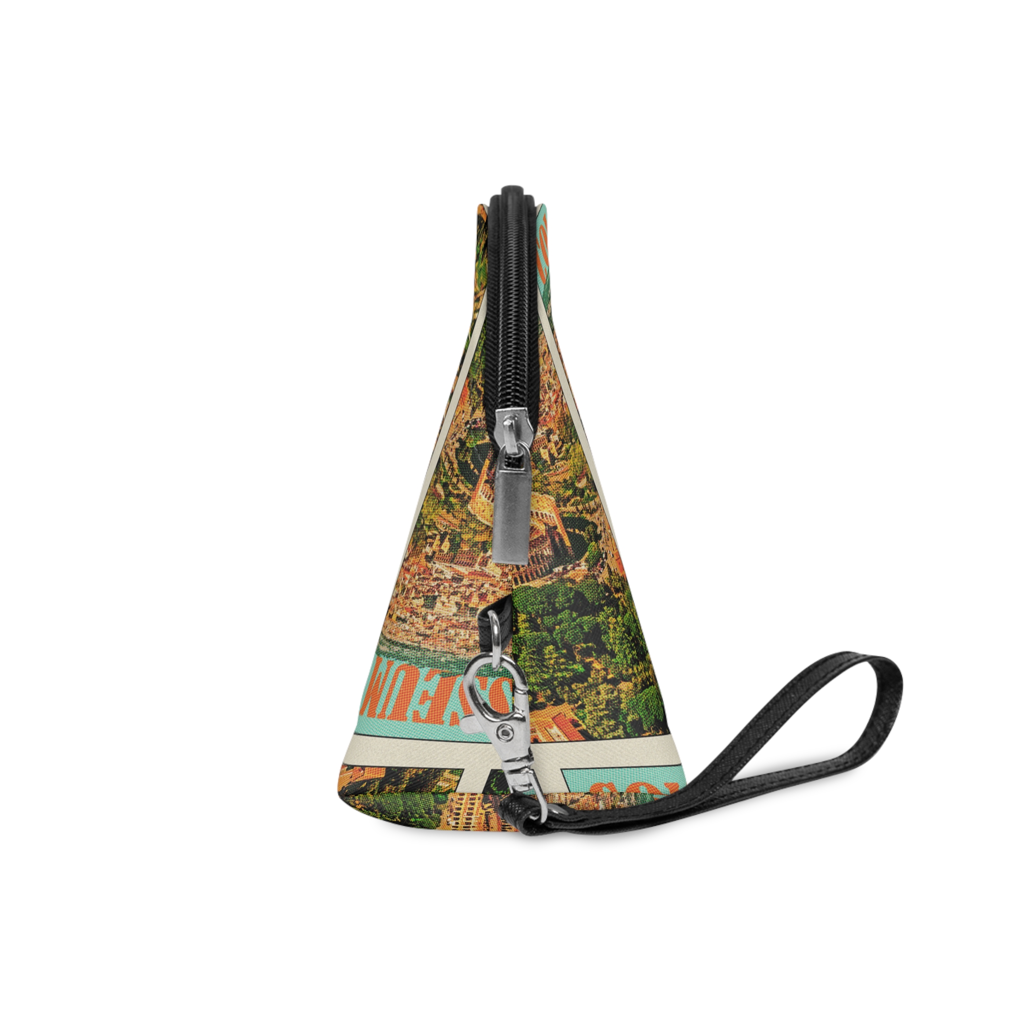 Colosseum Retro Travel Poster Makeup Bag - Image 3