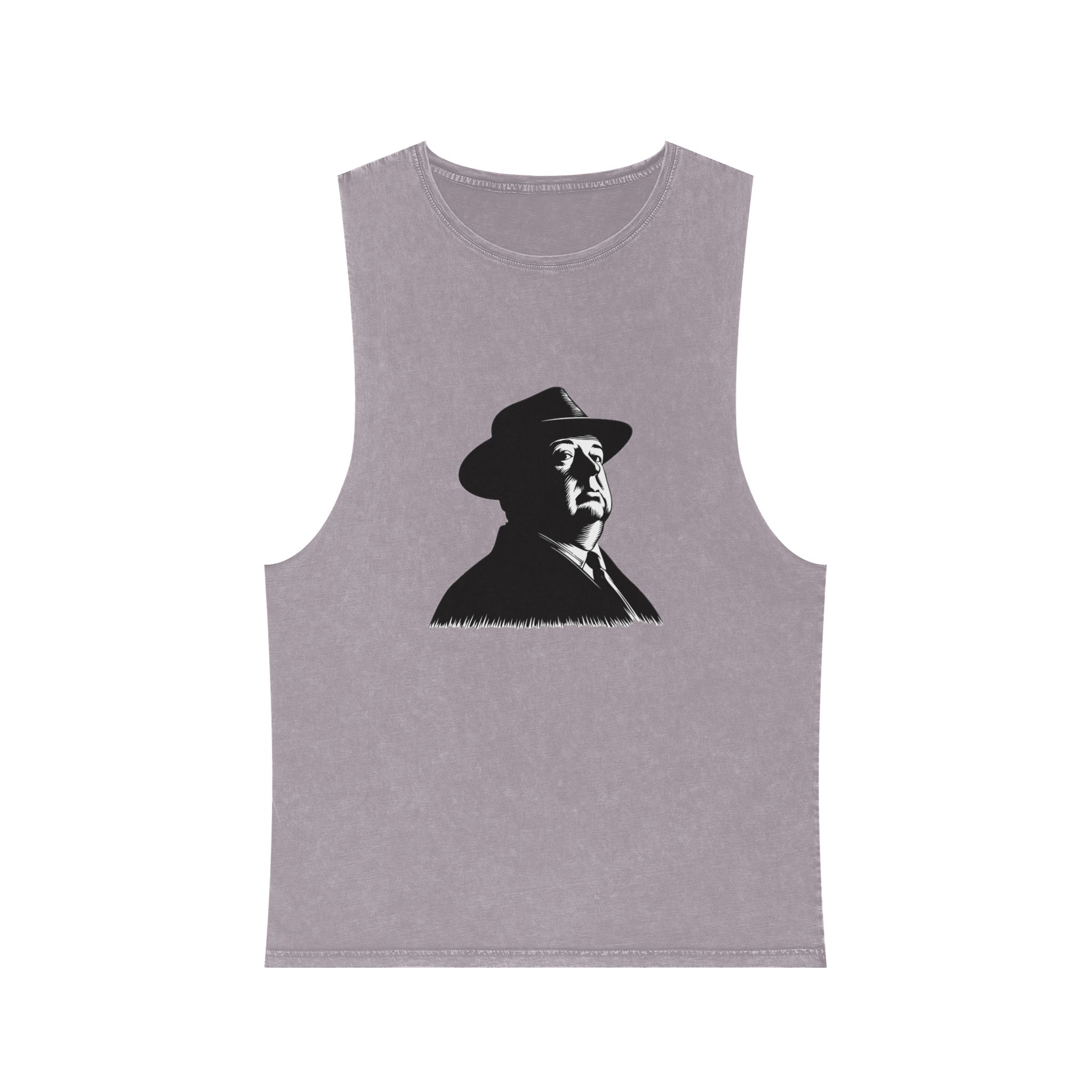 Fondo de “alfred Hitchcock (1) Unisex Stonewash Tank Top - Image 17