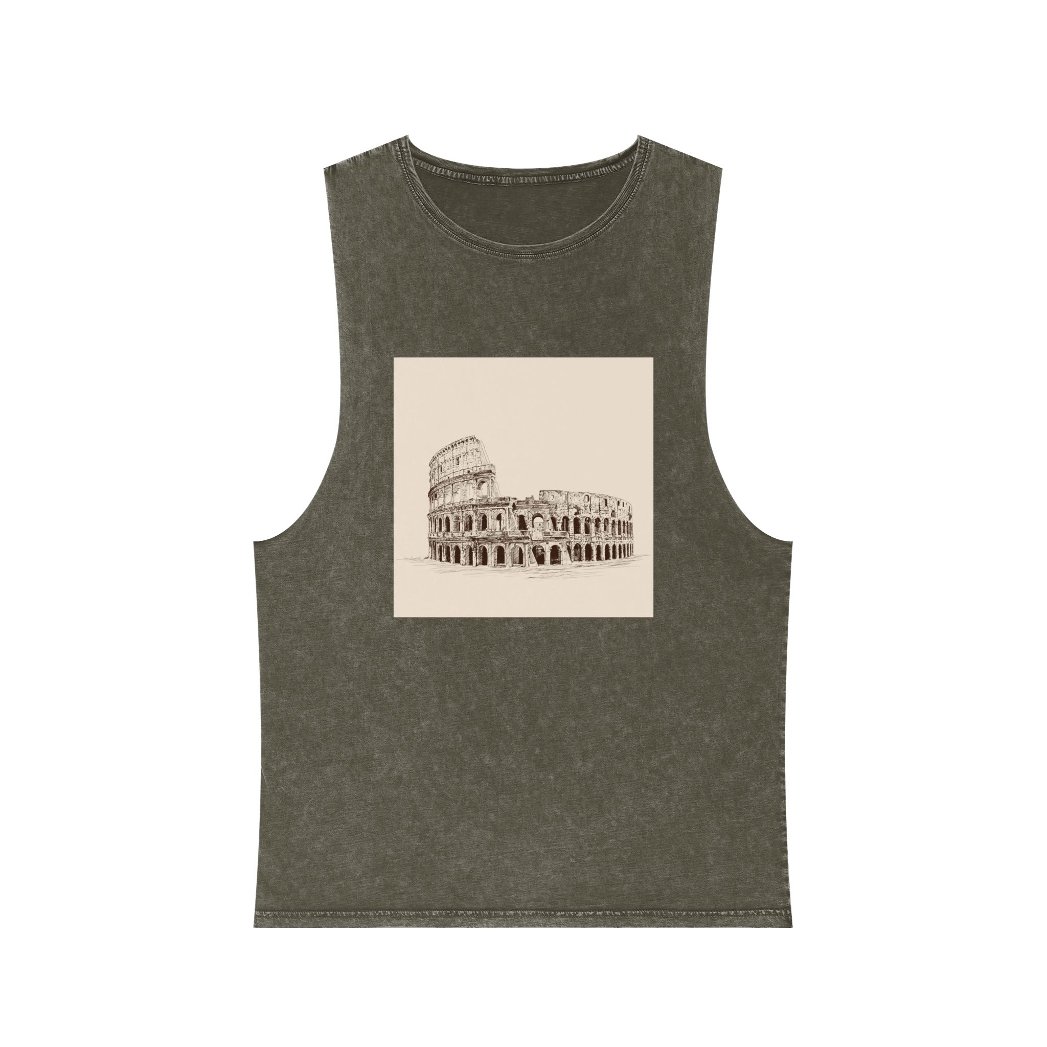Historical Design BBE048 Unisex Stonewash Tank Top - Image 5