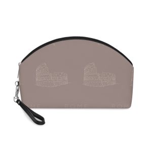 Poster City Rome Brown Makeup Bag