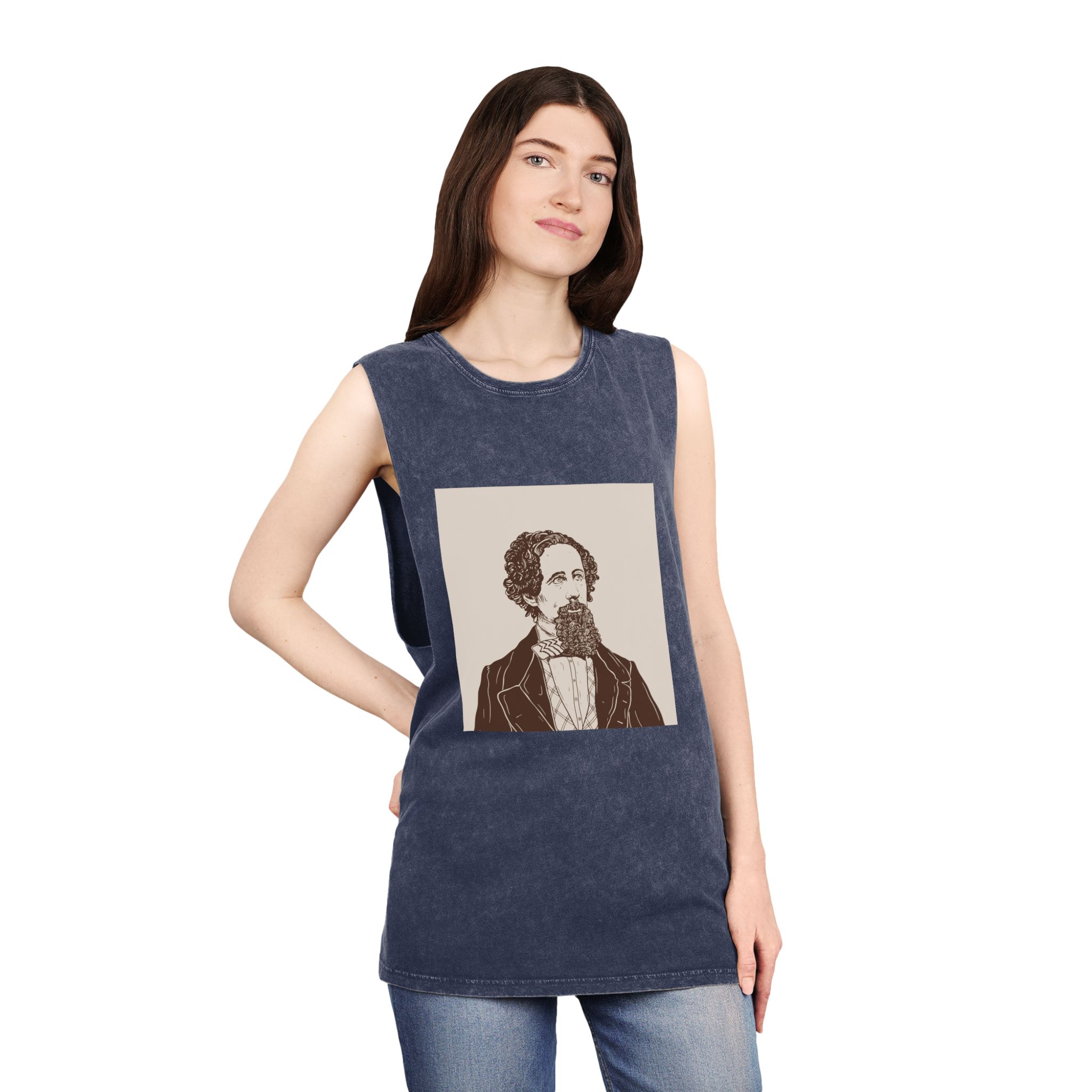 Historical Design 478908 Unisex Stonewash Tank Top - Image 16