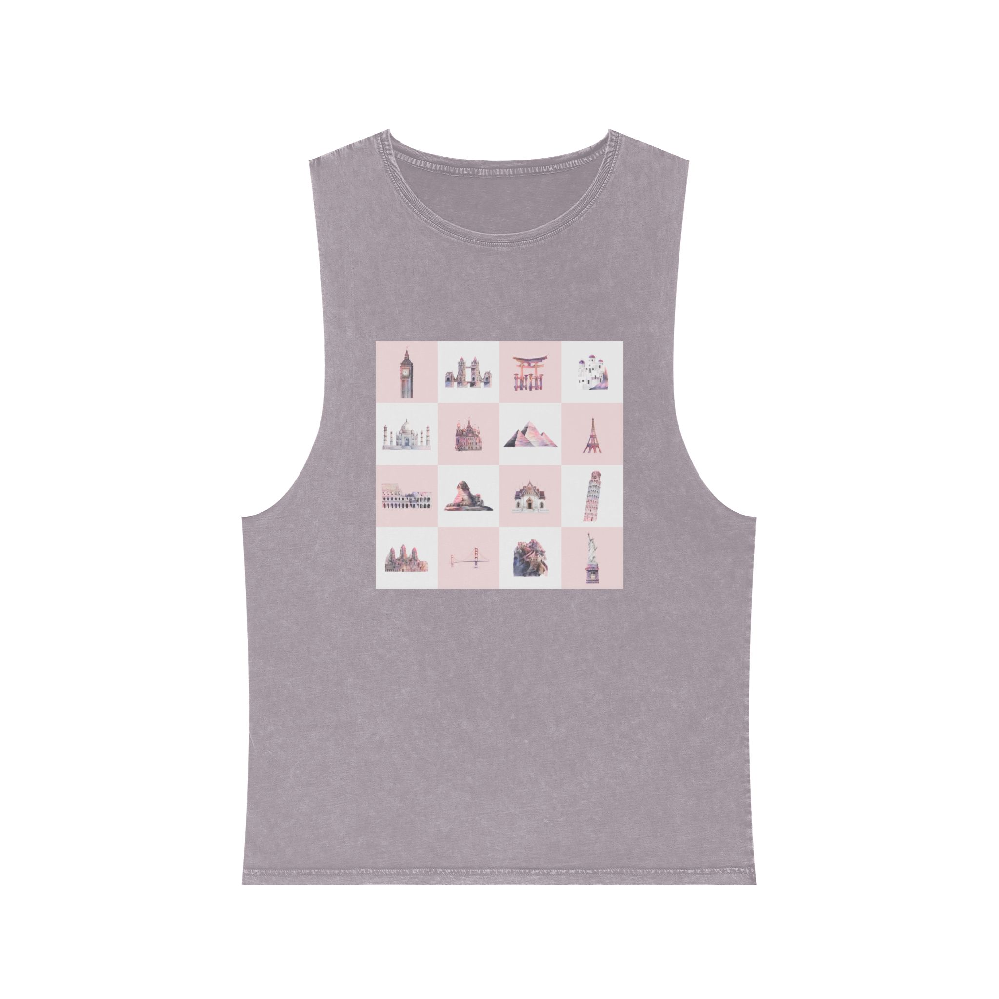 Historical Design A1684C Unisex Stonewash Tank Top - Image 17