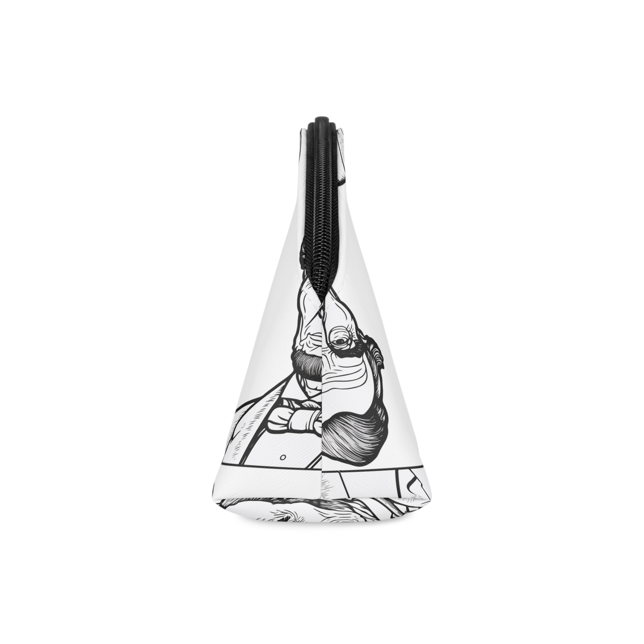 Abraham Lincoln Coloring Page Makeup Bag - Image 4