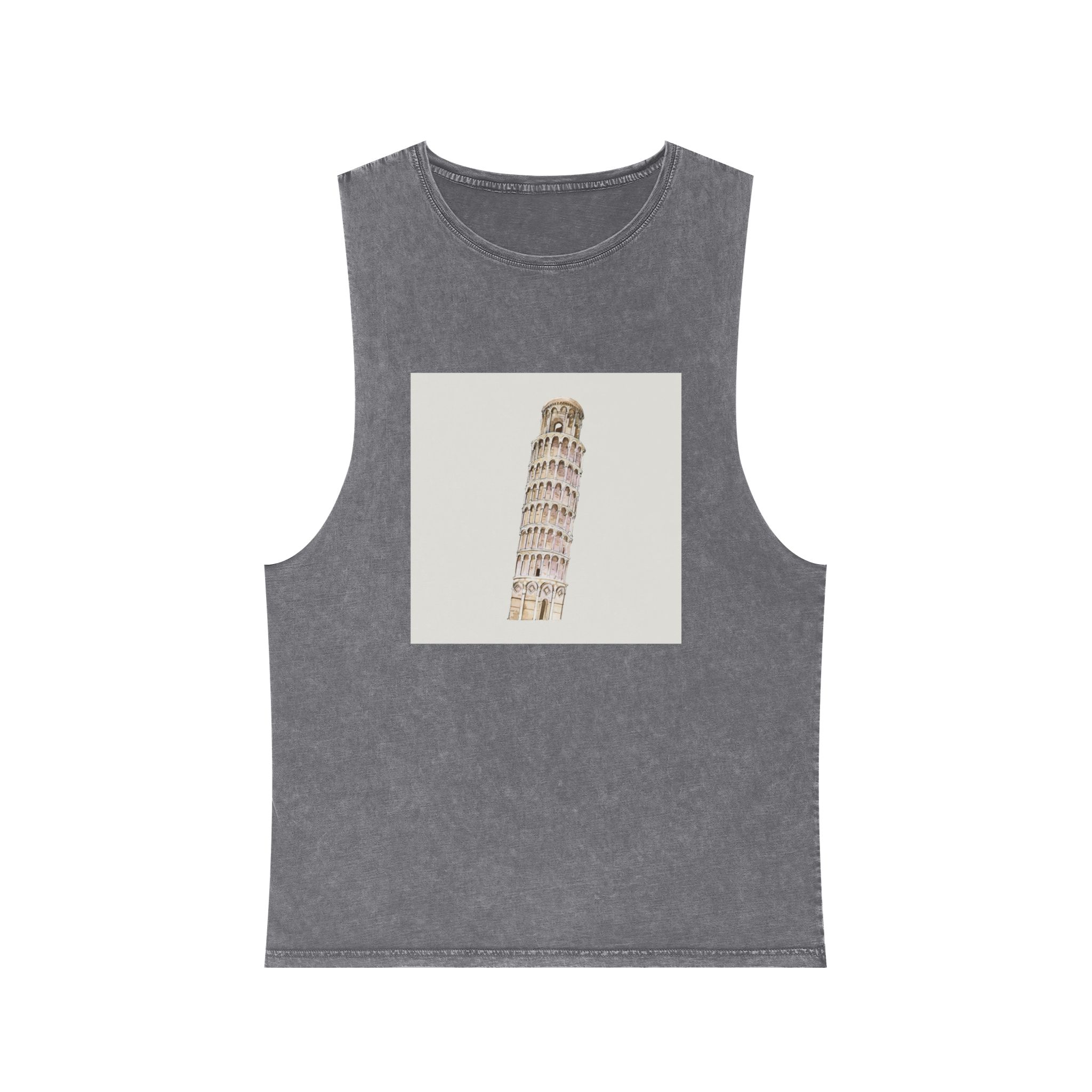Historical Design E34AA7 Unisex Stonewash Tank Top - Image 9