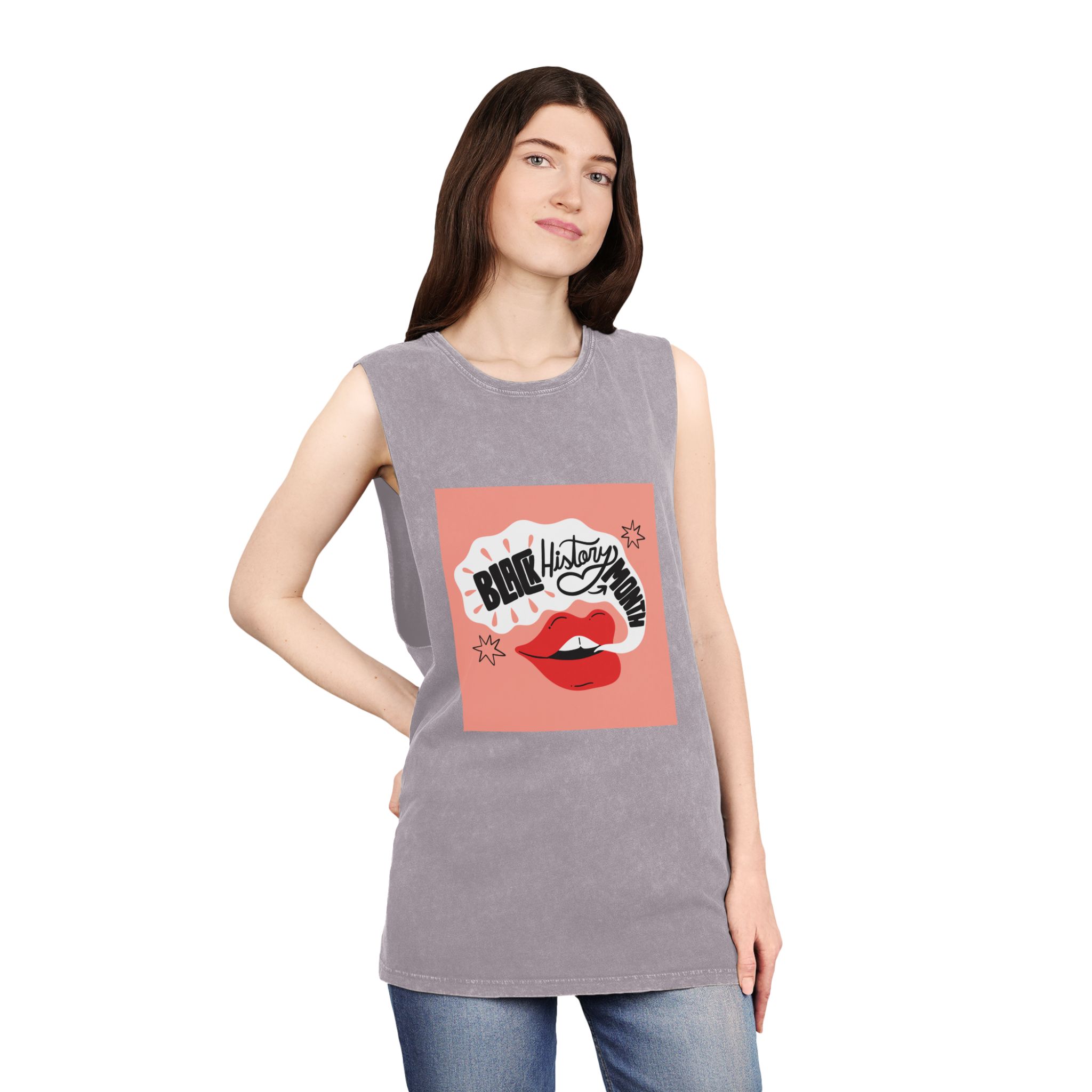 Historical Design A98C85 Unisex Stonewash Tank Top - Image 20