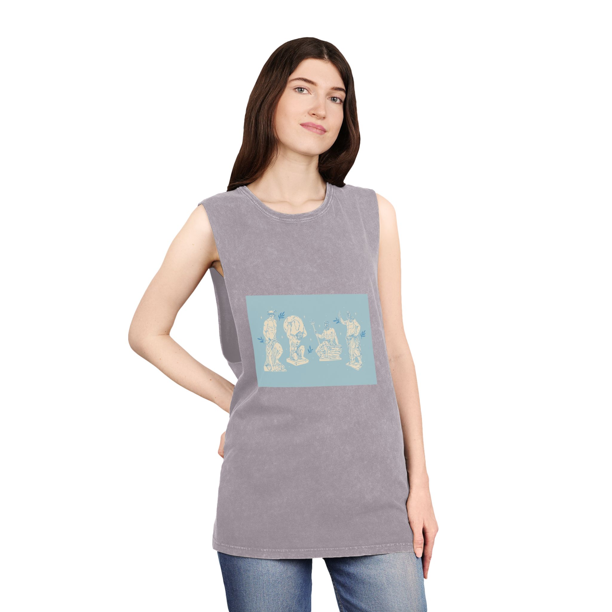 Historical Design E0223A Unisex Stonewash Tank Top - Image 20