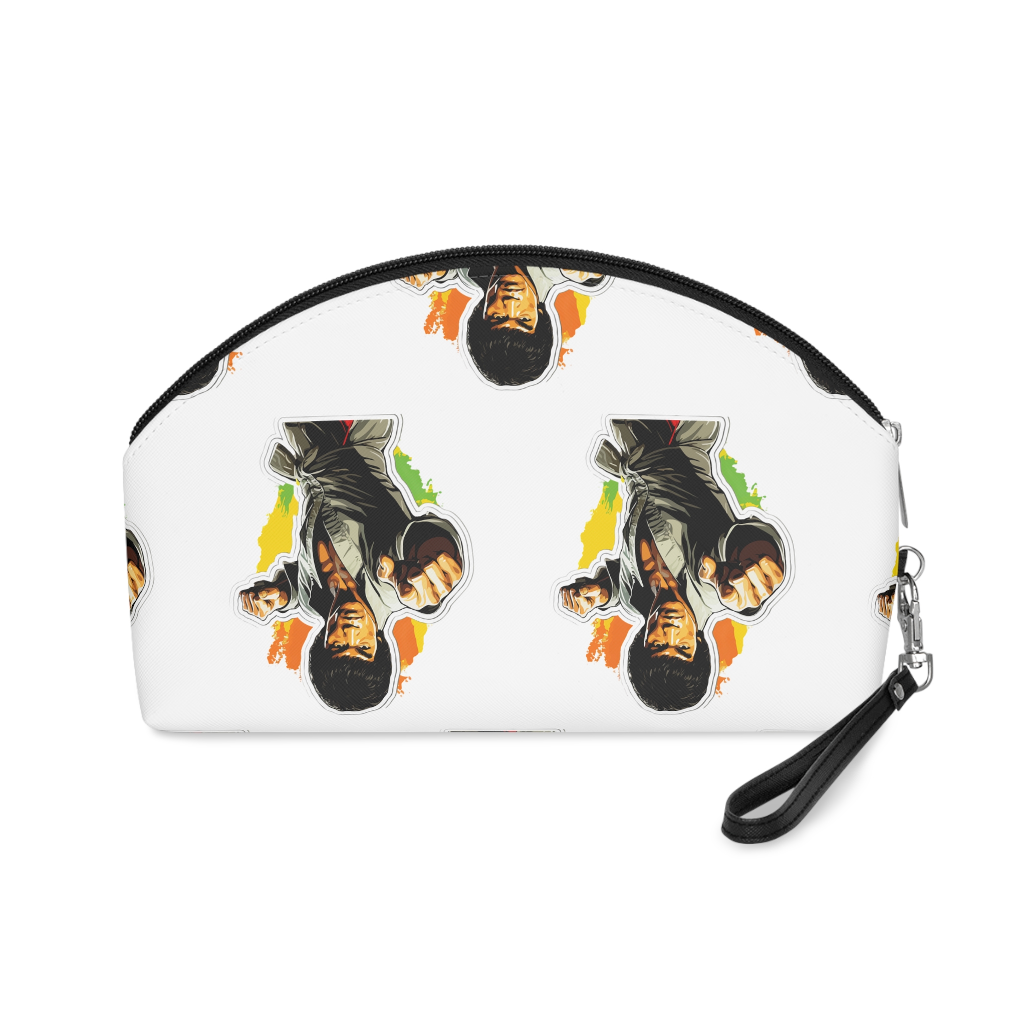 Bruce Lee In A Fighting Stance Makeup Bag - Image 2