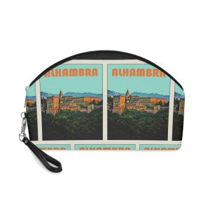 Alhambra Retro Travel Poster Makeup Bag