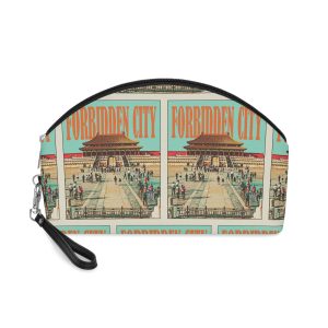 Forbidden City Retro Travel Poster (1) Makeup Bag
