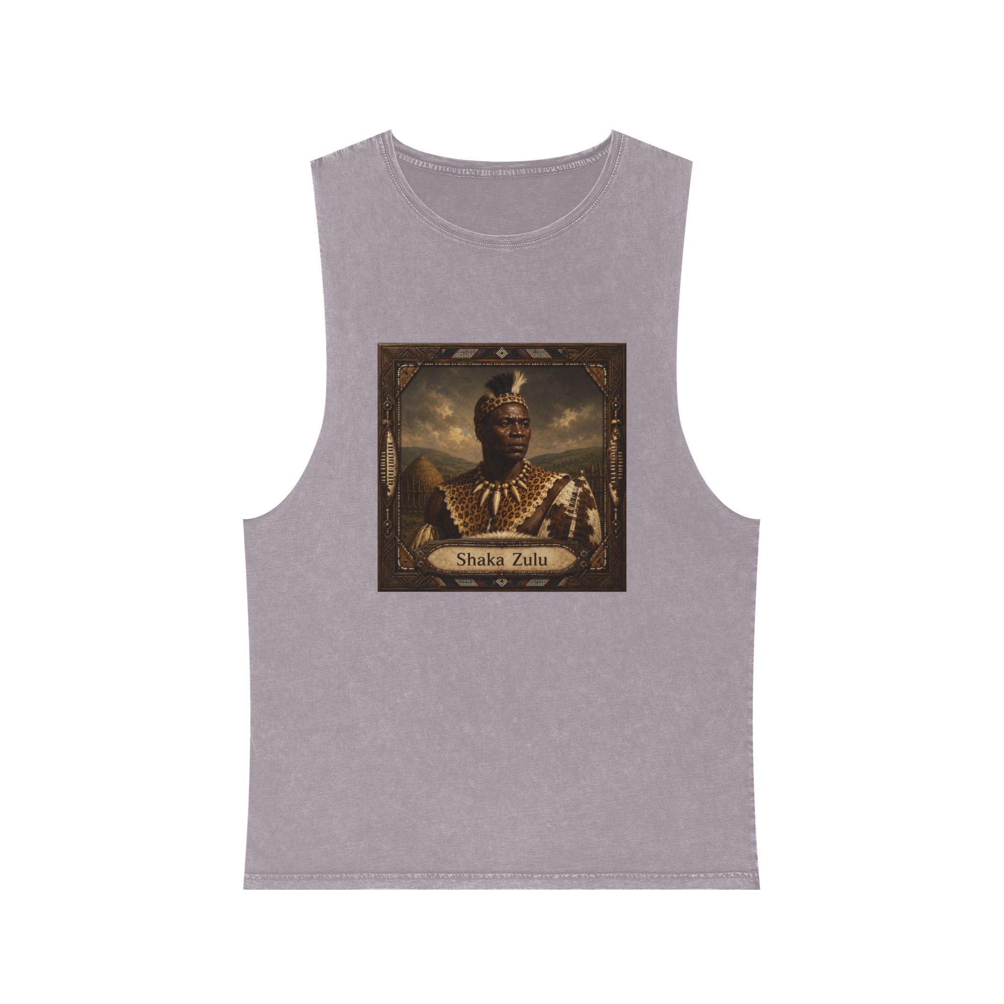 Shaka Zulu Unisex Stonewash Tank Top - Image 17