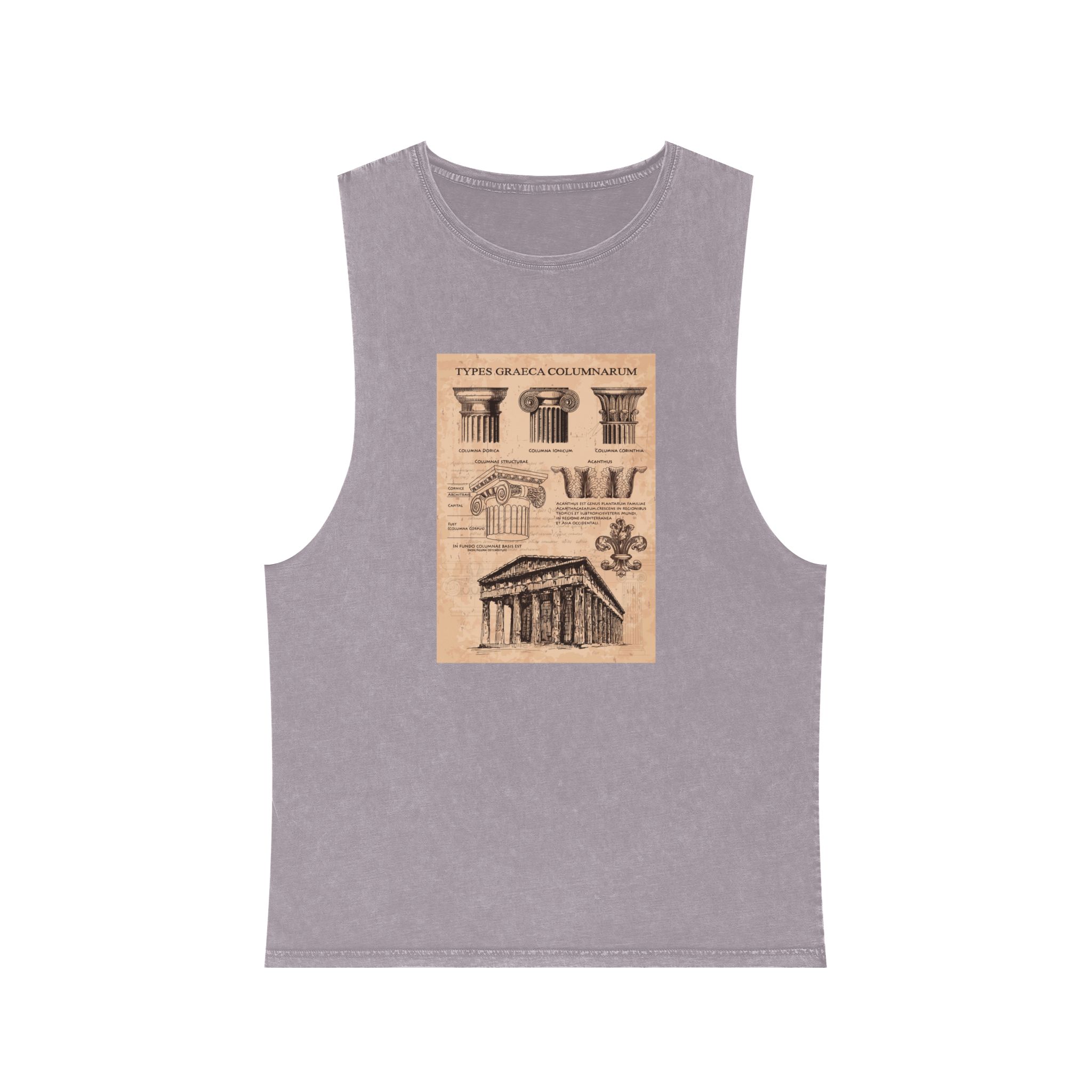 Historical Design E022AA Unisex Stonewash Tank Top - Image 17